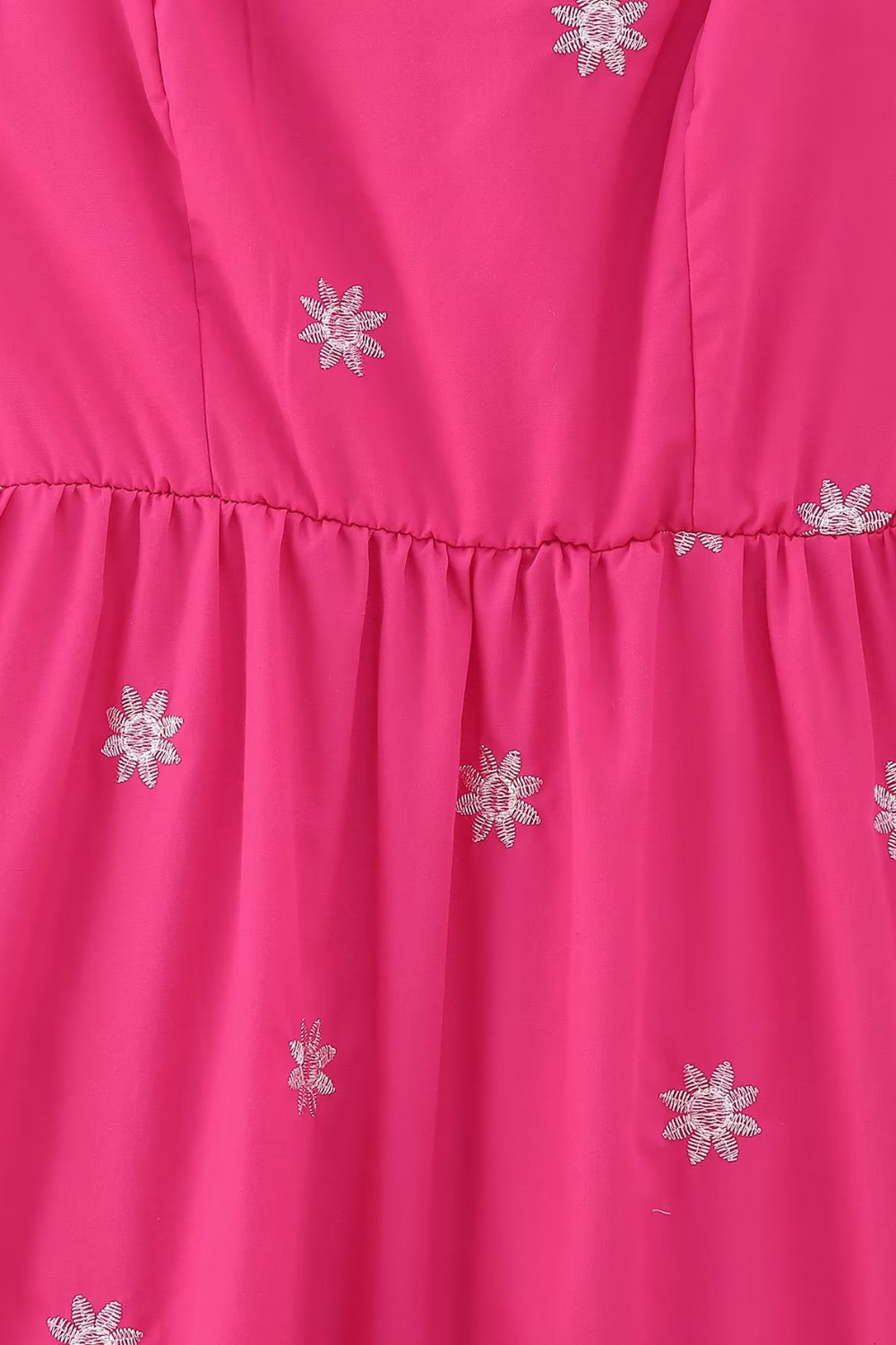 'Kimberly Sleeveless Flower Embroidery Dress