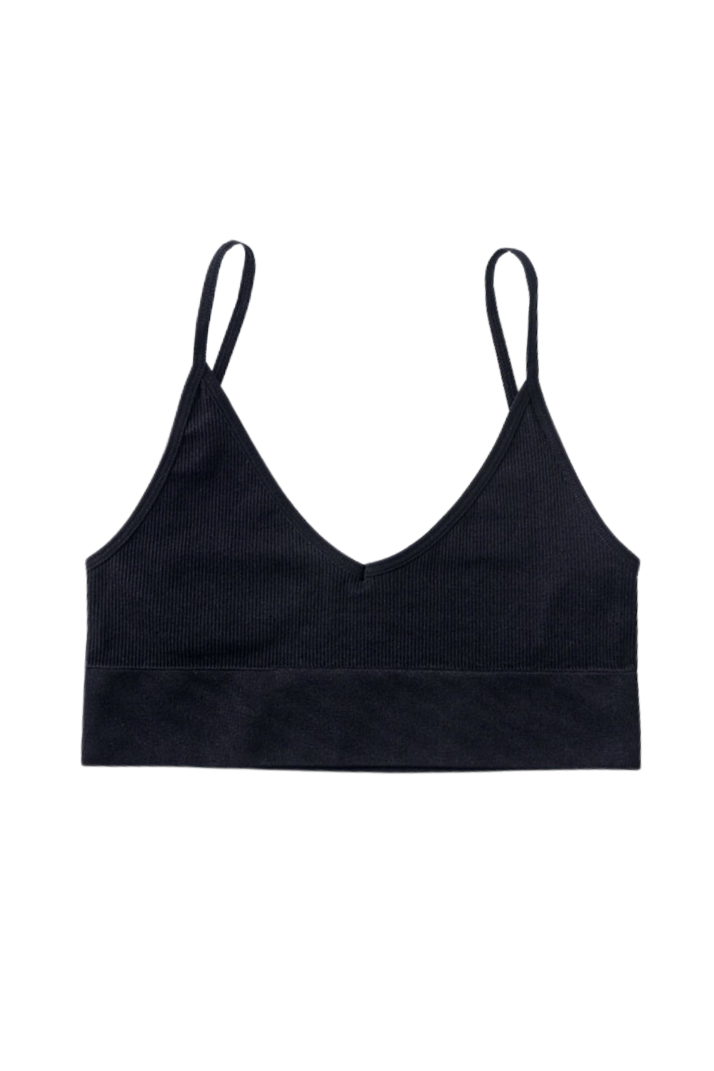 'Thea' V-Neck Backless Knitted Athletic Bra (3 Colors)