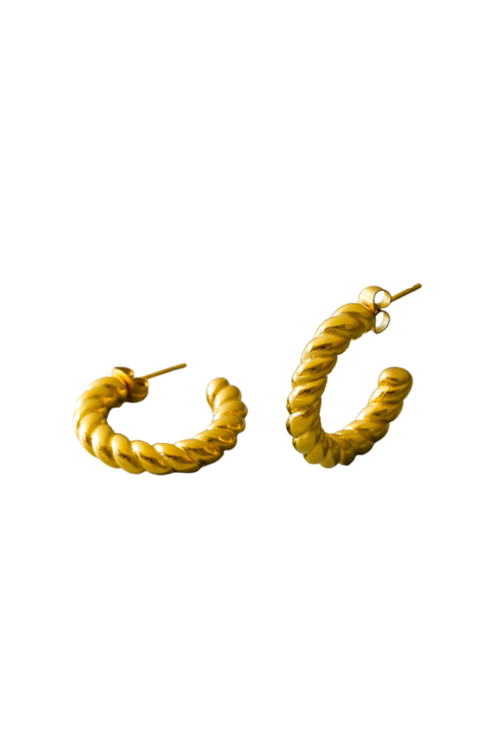 'Dolly' Titanium C-Hoop Earrings