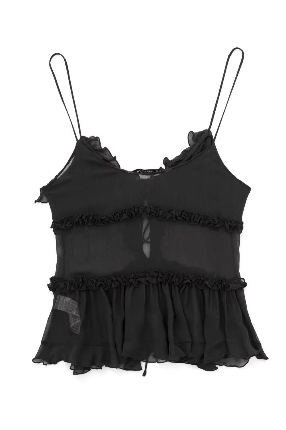 'Zoey' Sheer Layered Embellished Top (2 Colors)