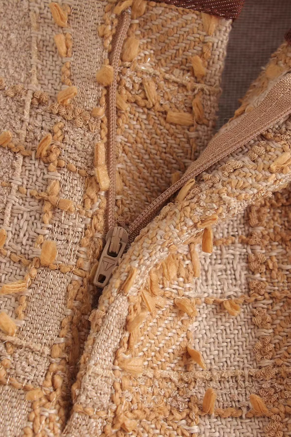 'Pauline' Tweed Contrast Trim Shorts