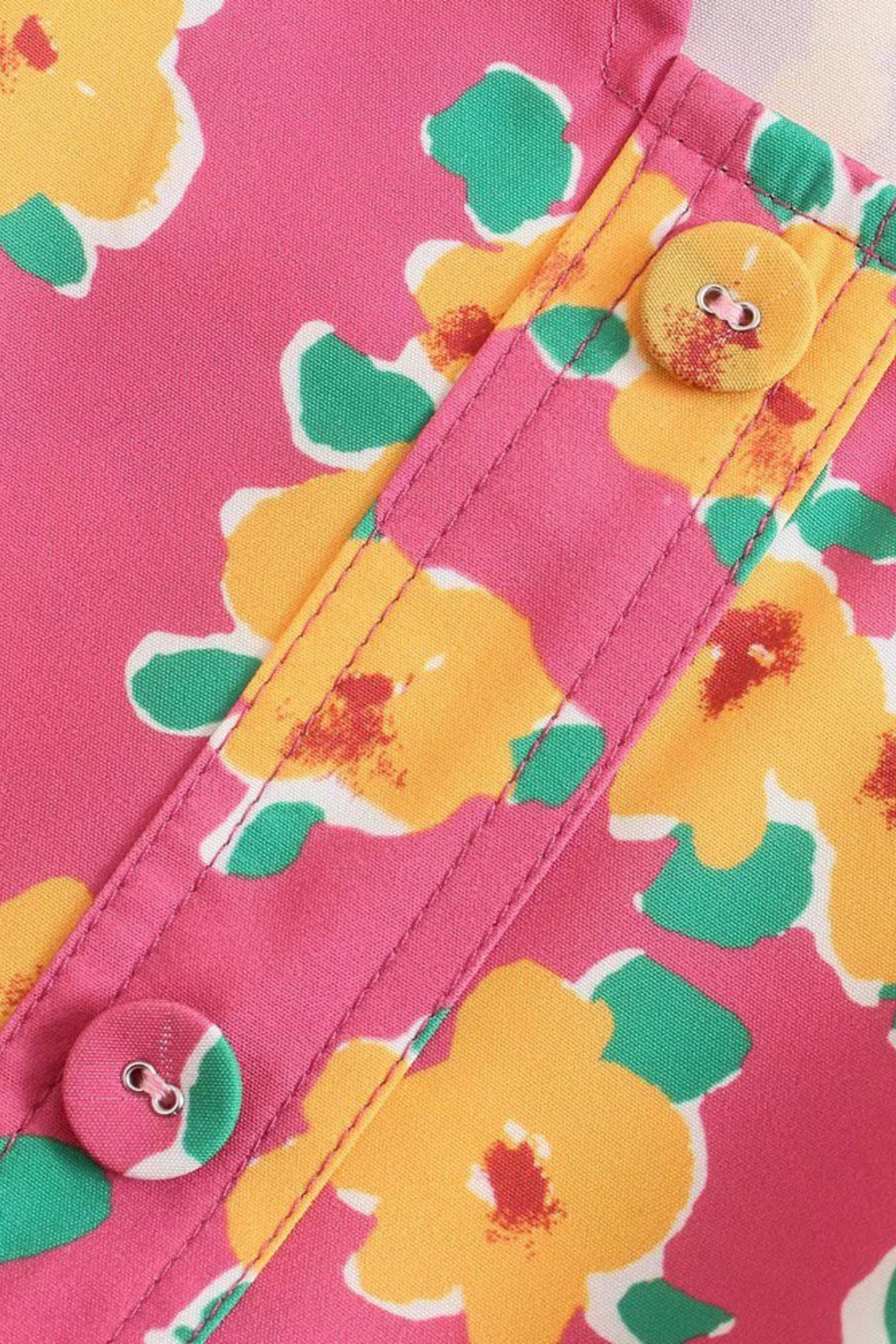 'Quincey' Floral V-Neck Dress