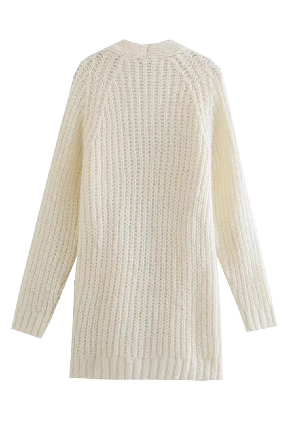 'Windy' Open Front Long Knitted Cardigan