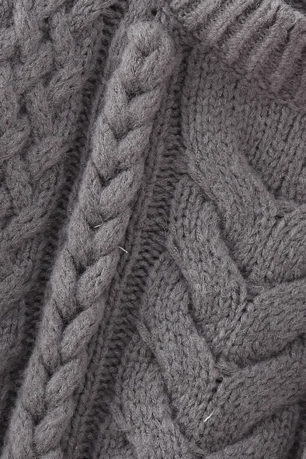 'Alice' Sleeveless Cable-Knit Vest