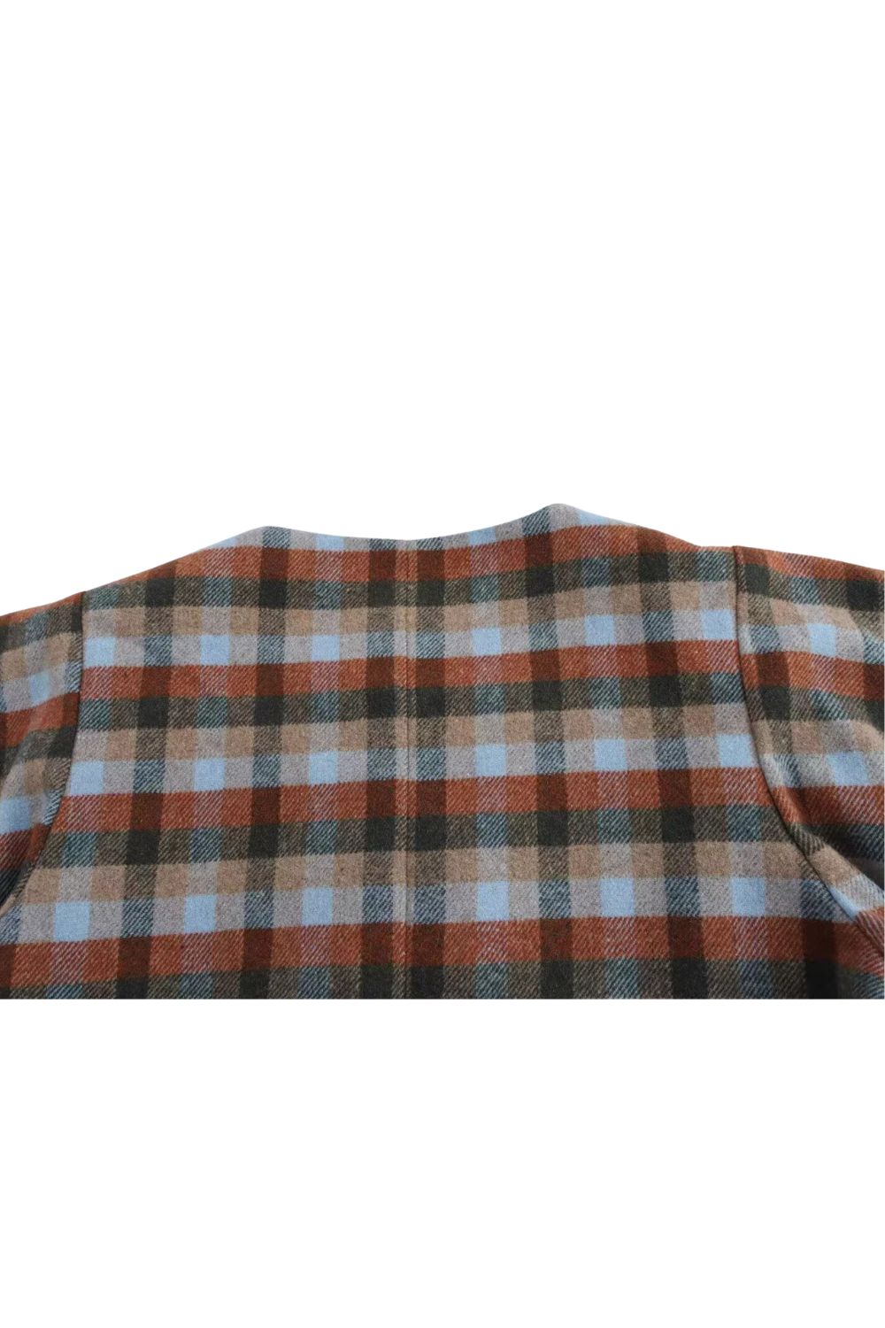 'Anita ' Short Length Color-Blocked Tweed Jacket