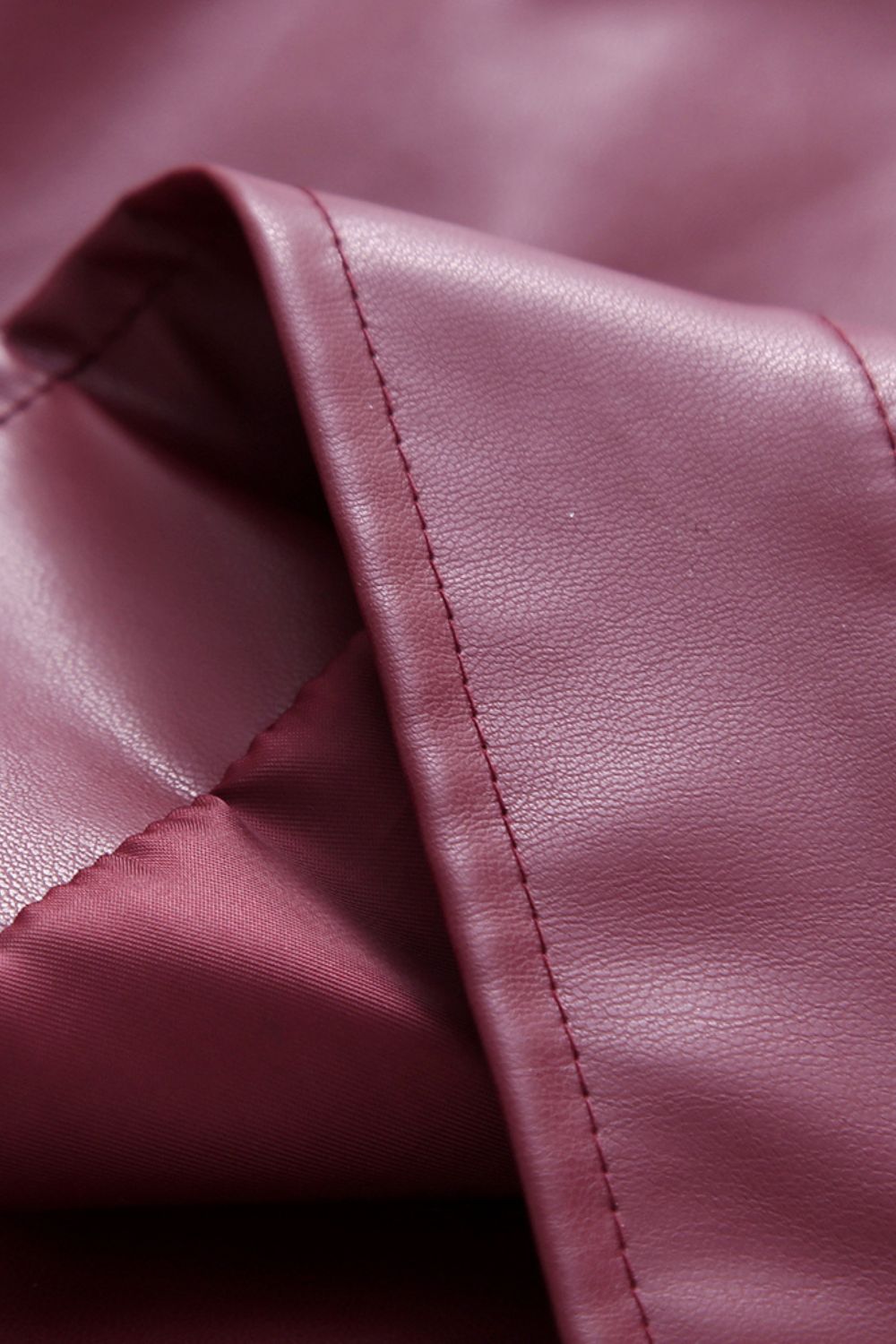 'Tyler' Pocket-Decorated Biker Leather Jacket