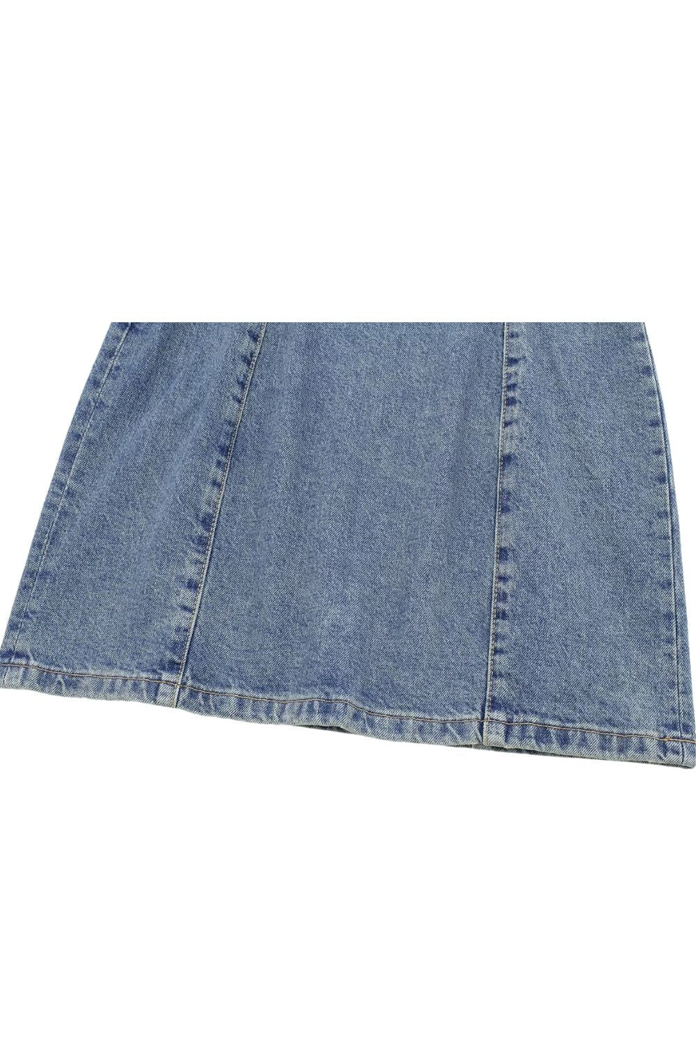 'Sadie' Slimming Halter-Neck Denim Dress