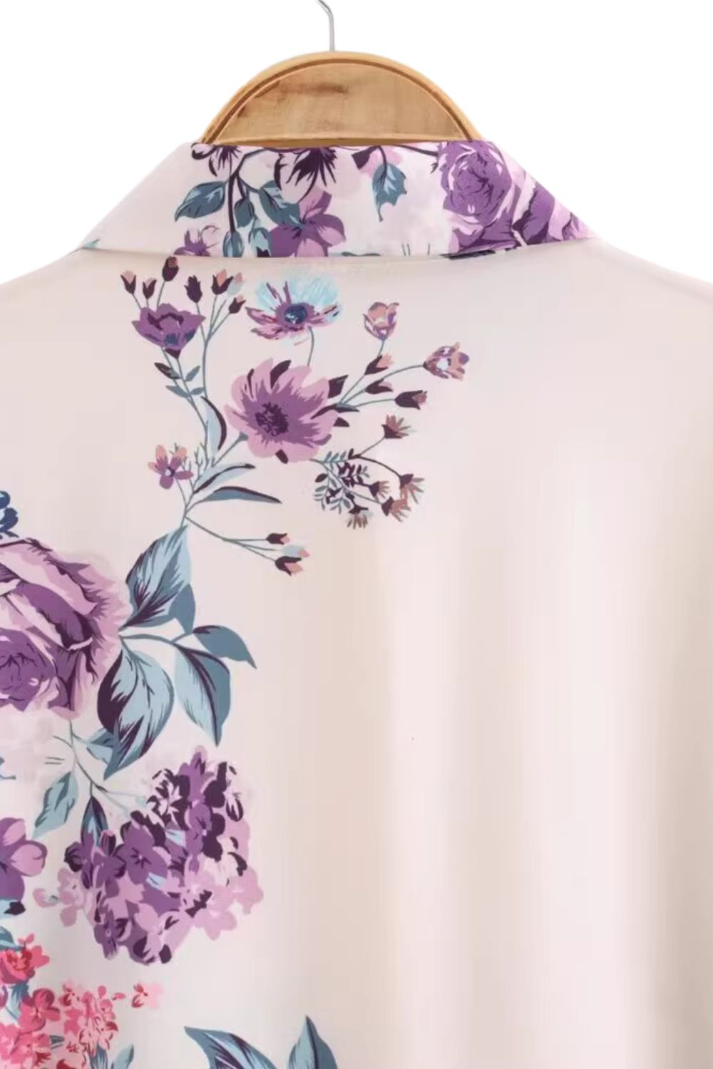 'Naomi 'Long-Sleeve Printed Shirt Dress with Belt