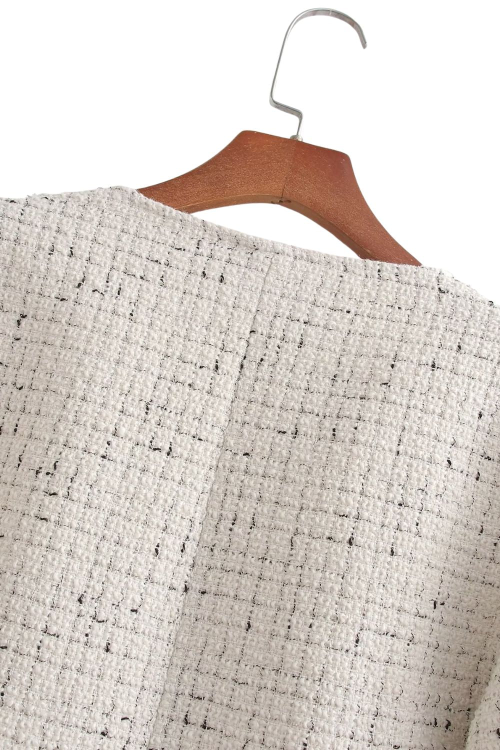 'Scarlett' Buttoned Long Sleeve Short Jacket