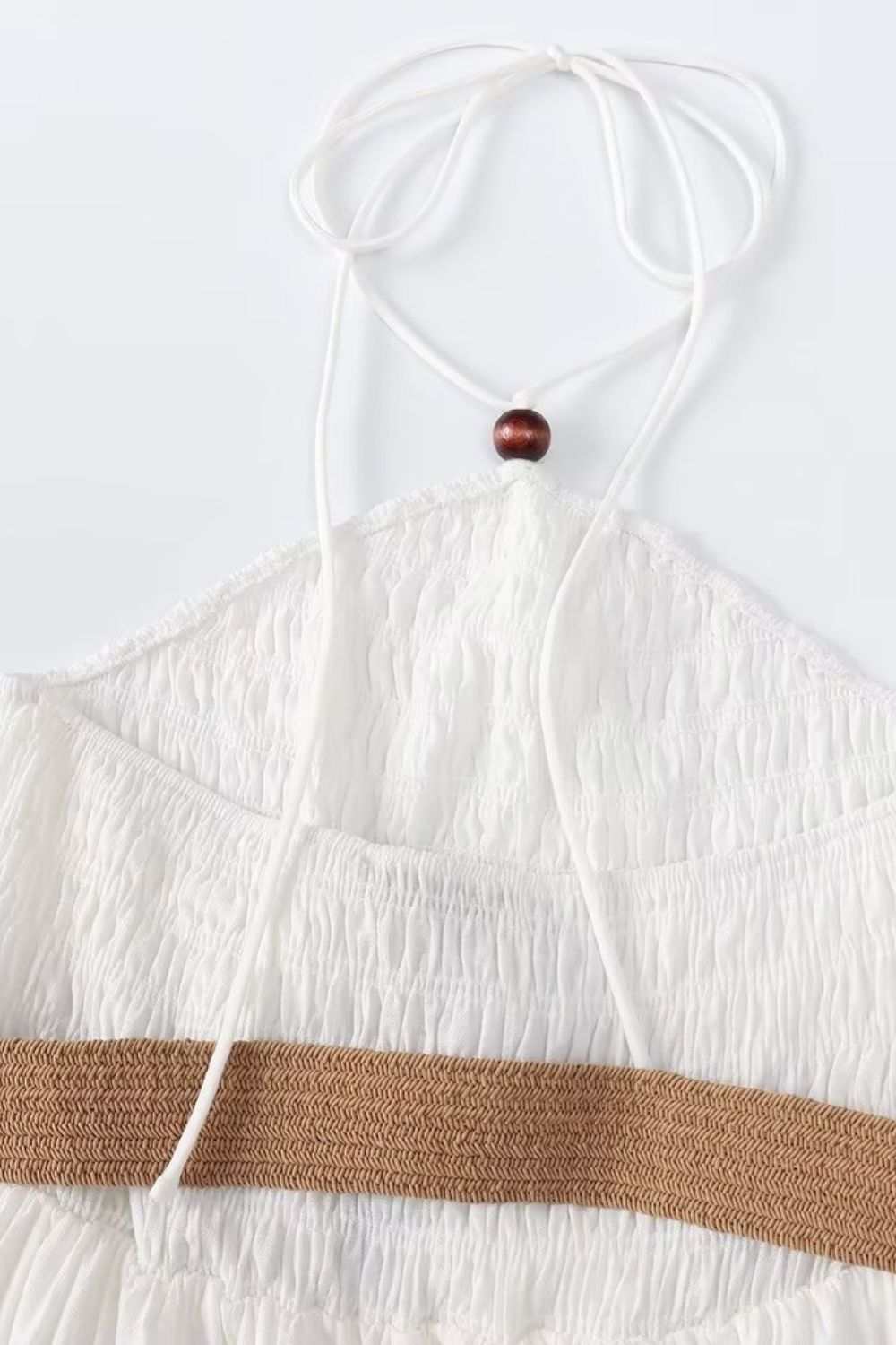 ‘Millie’ Stretchy Cami Strap Midi Dress With Belt