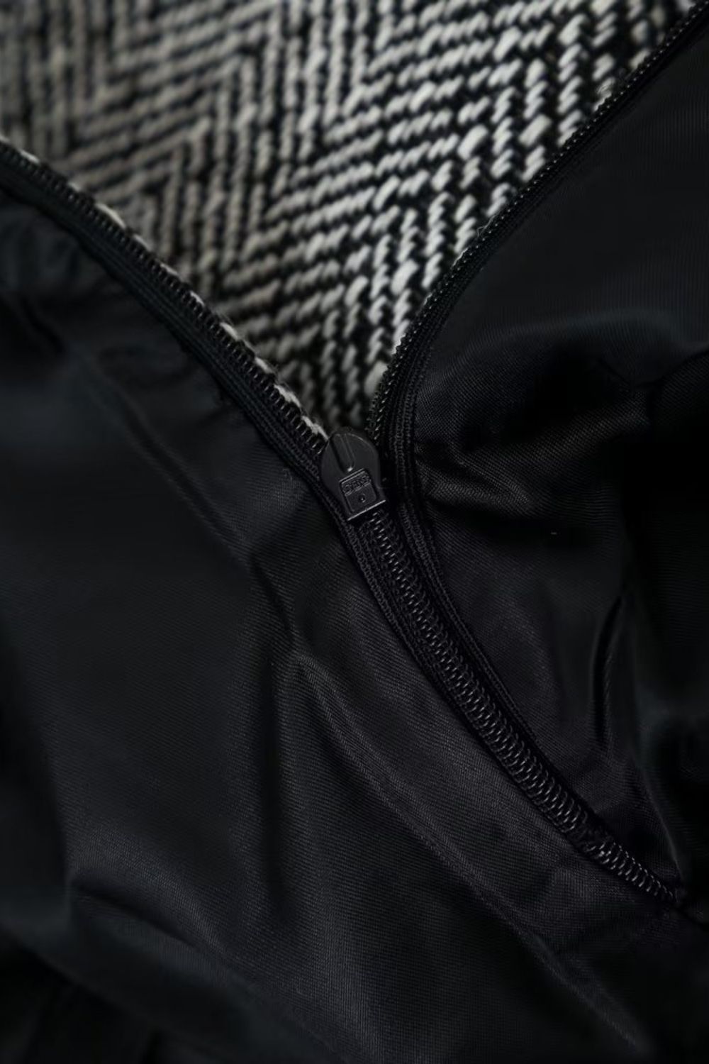 'Charlotte' Herringbone Mini Blazer & Skirt Set (Sold Separately)