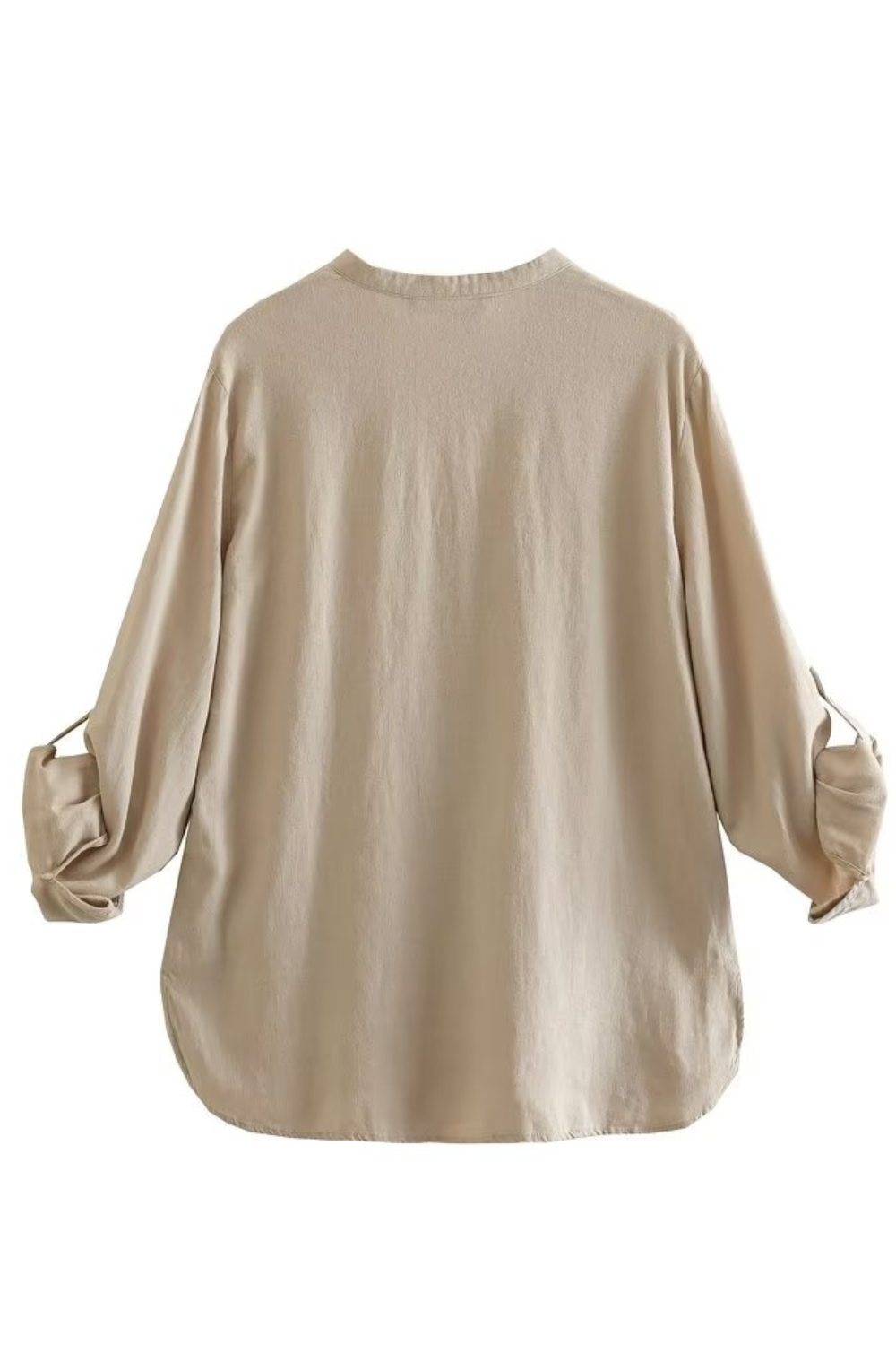 'Dylan' Band Collar V-Neck Shirt (5 Colors)