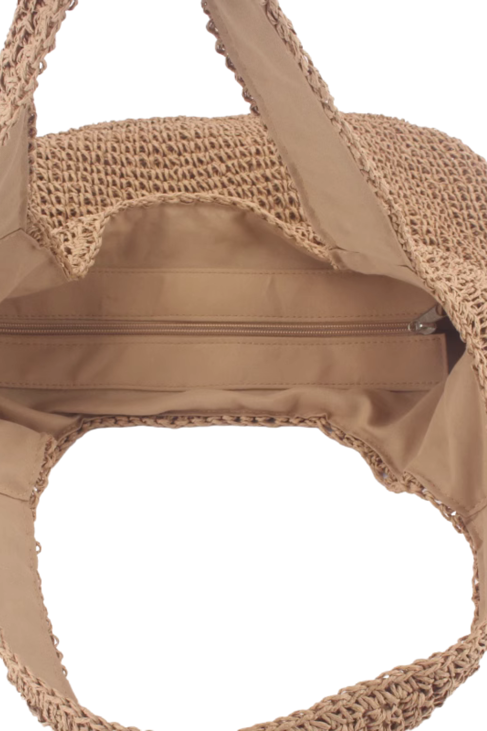 'Olive' Straw Woven Shoulder Bag (2 Colors)