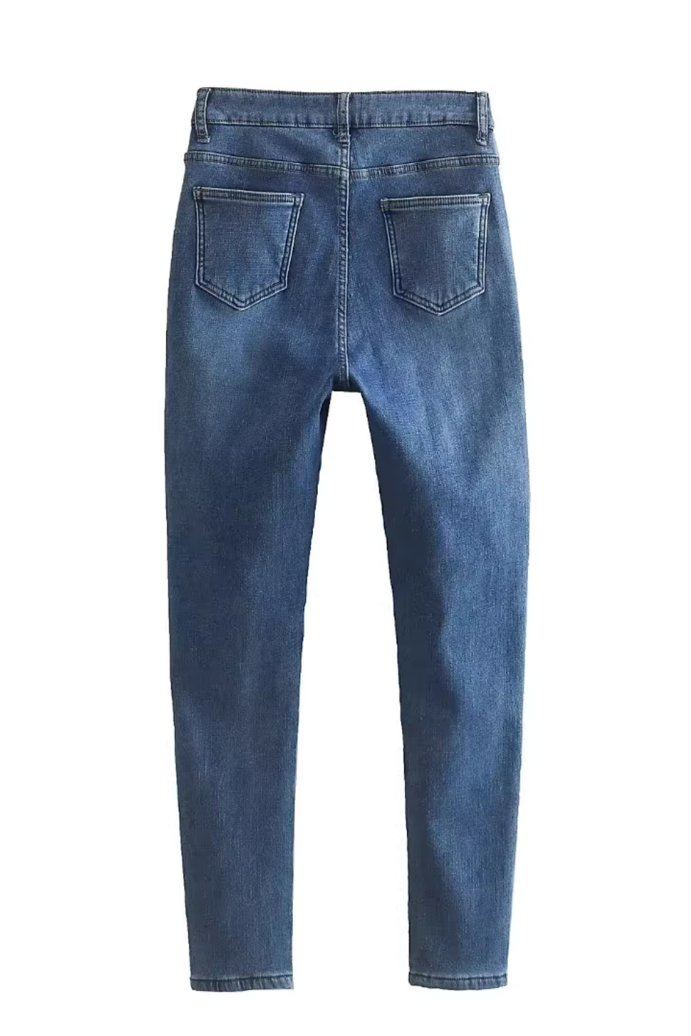 'Toni' High-Waist Slim Skinny Jeans (2 Colors)