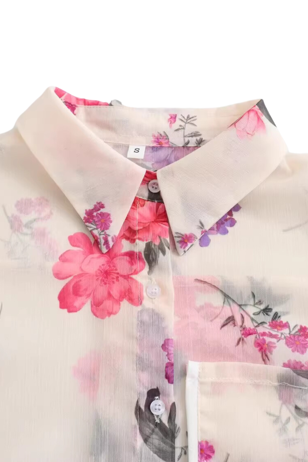 'Helen' Floral Long-sleeved Blouse
