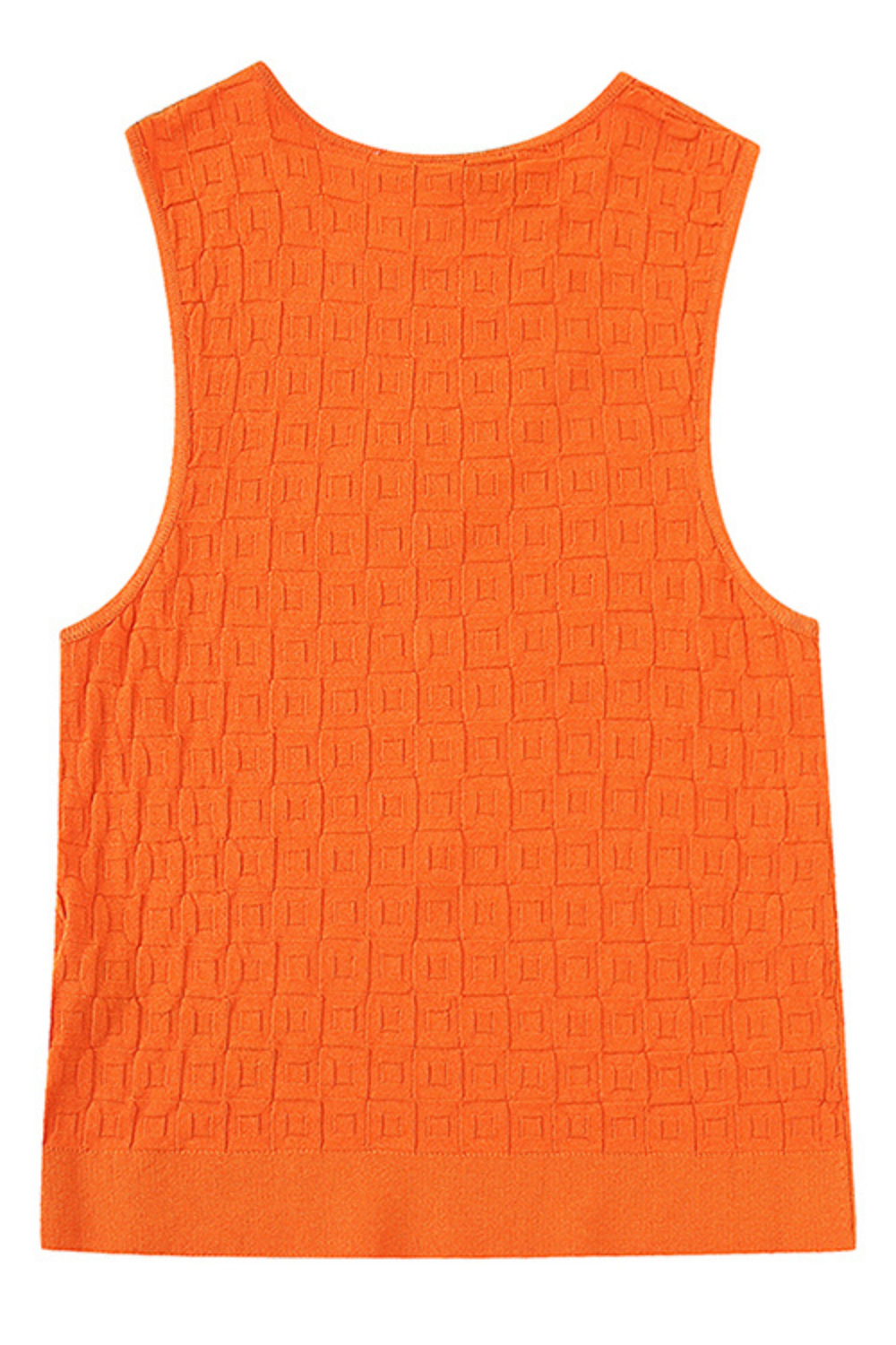 'Victoria' Sleeveless Round-Neck Knit Top