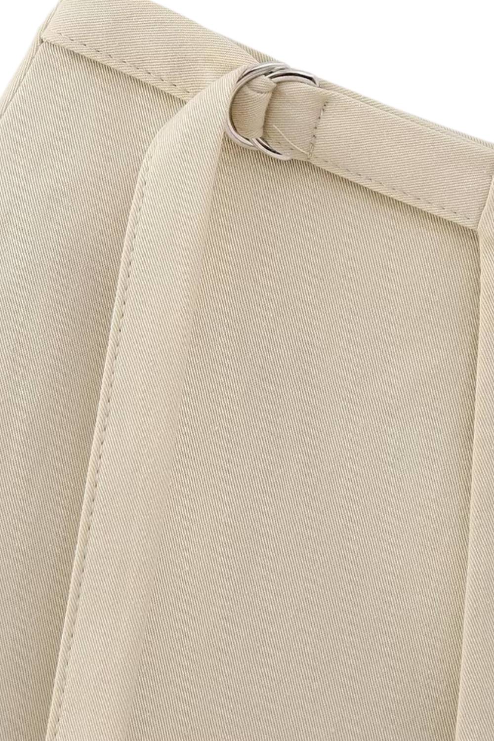 'Reina' High-Waist Cargo Culottes Shorts