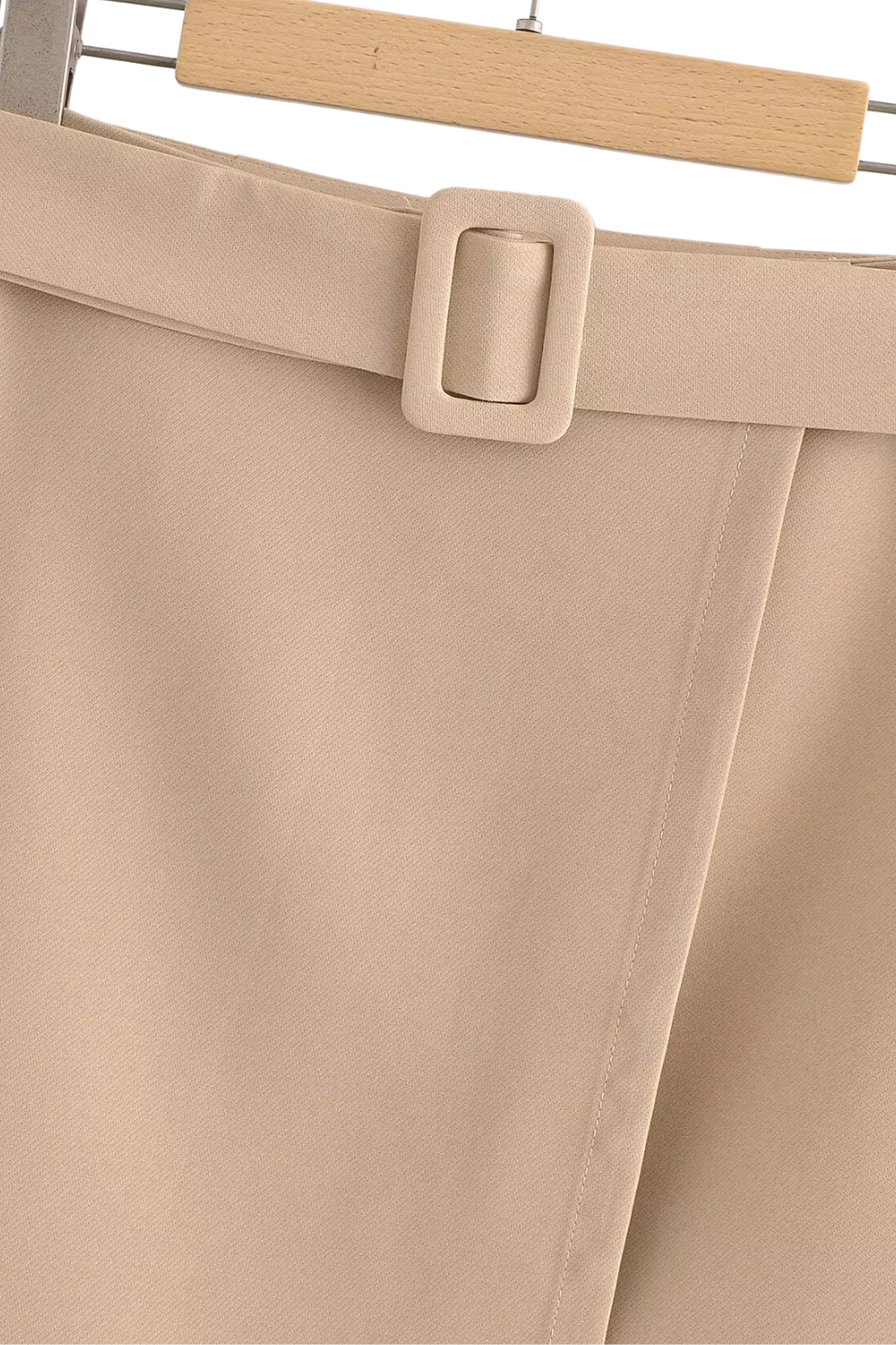 'Vivian' High-Waist Wrap Skirt With Belt