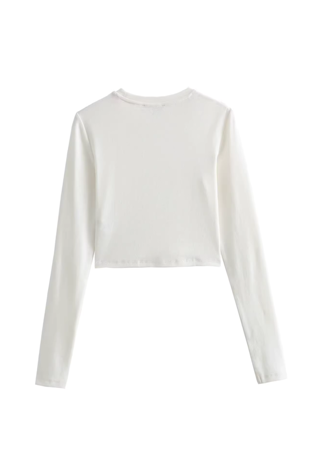 'Christy' Long Sleeve Cropped T-Shirt (2 Colors)