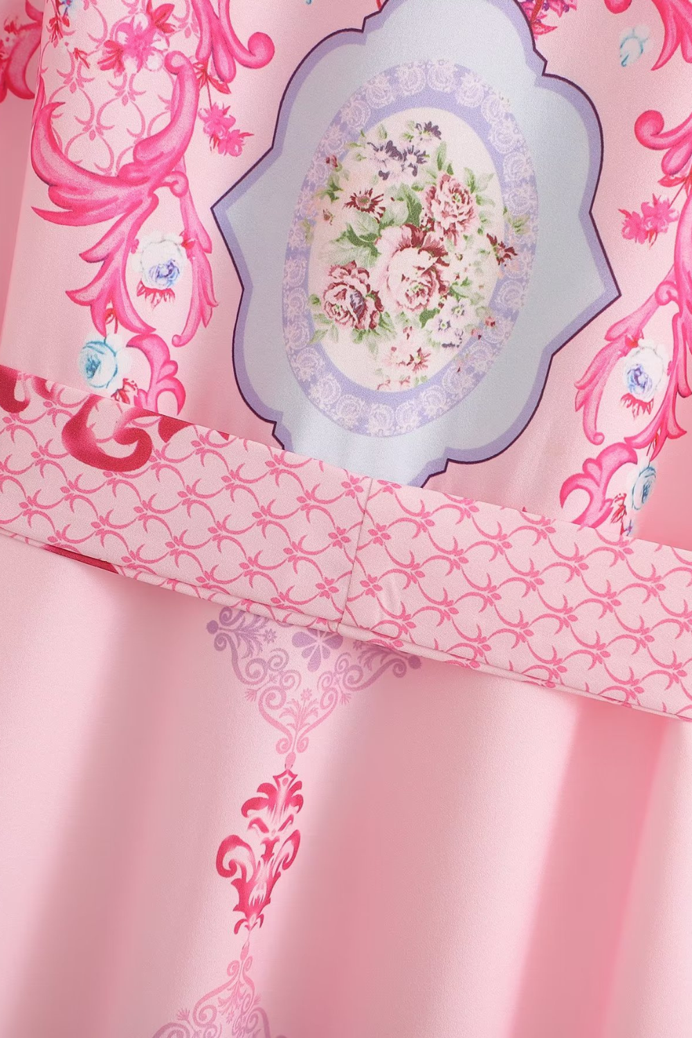 'Ophelia' Collared Printed Dress