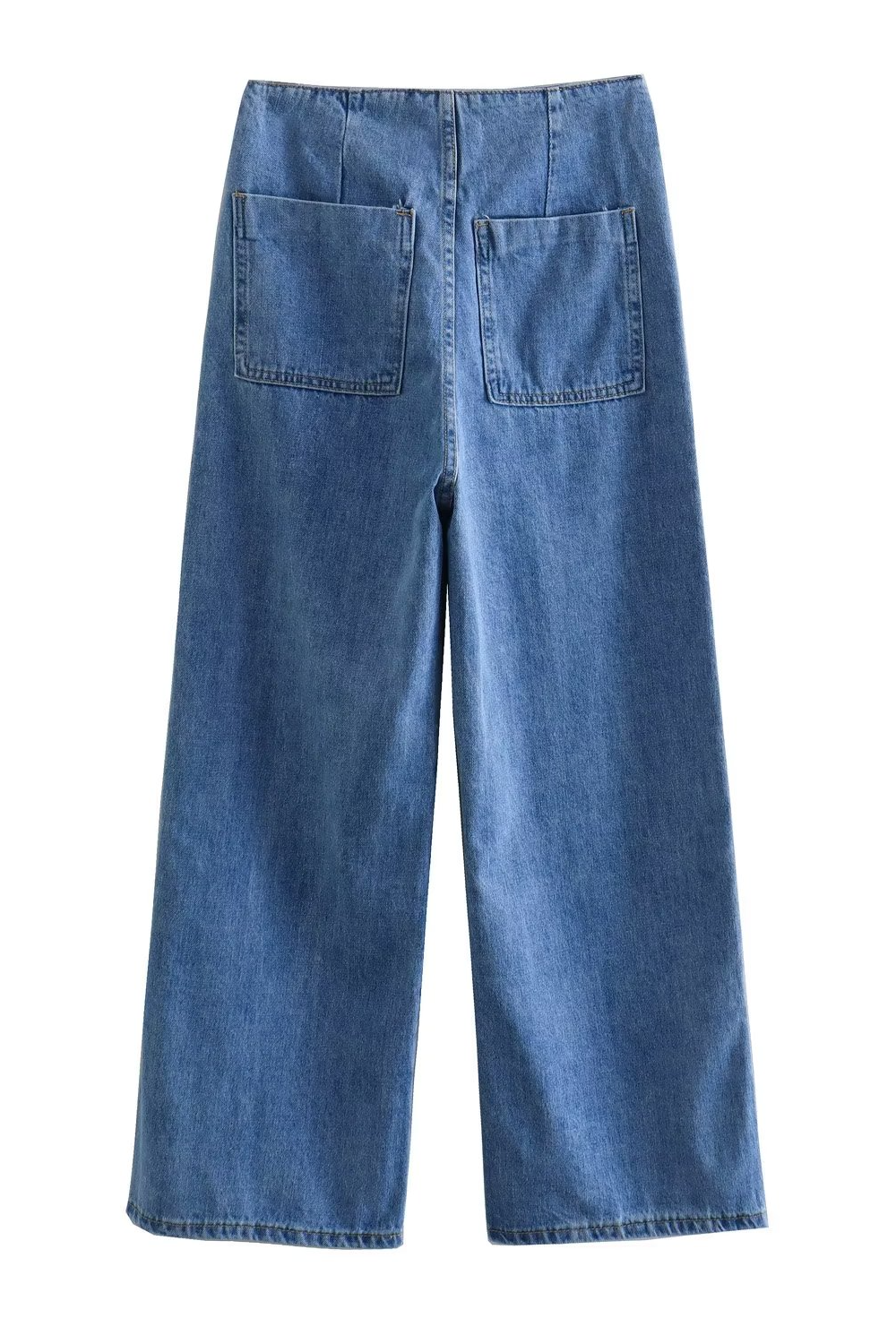 'Nicolette' High-Waist Wide-Leg Jeans (2 Colors)