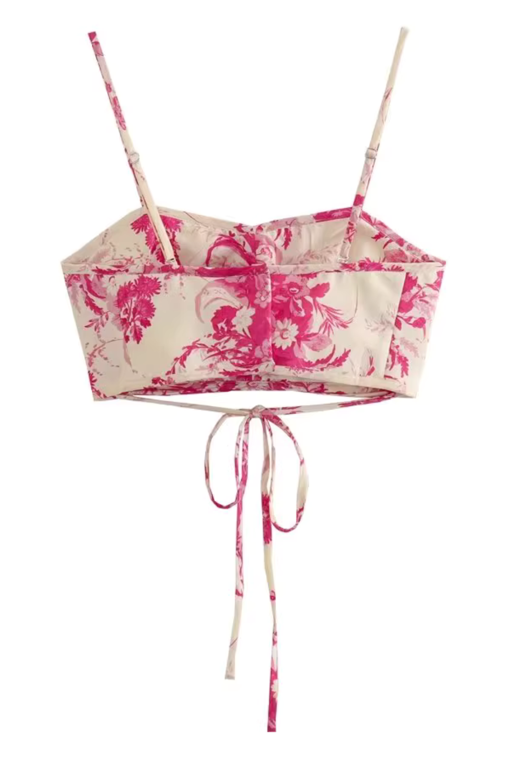 'Yvonne' Floral Sleeveless Strap Top