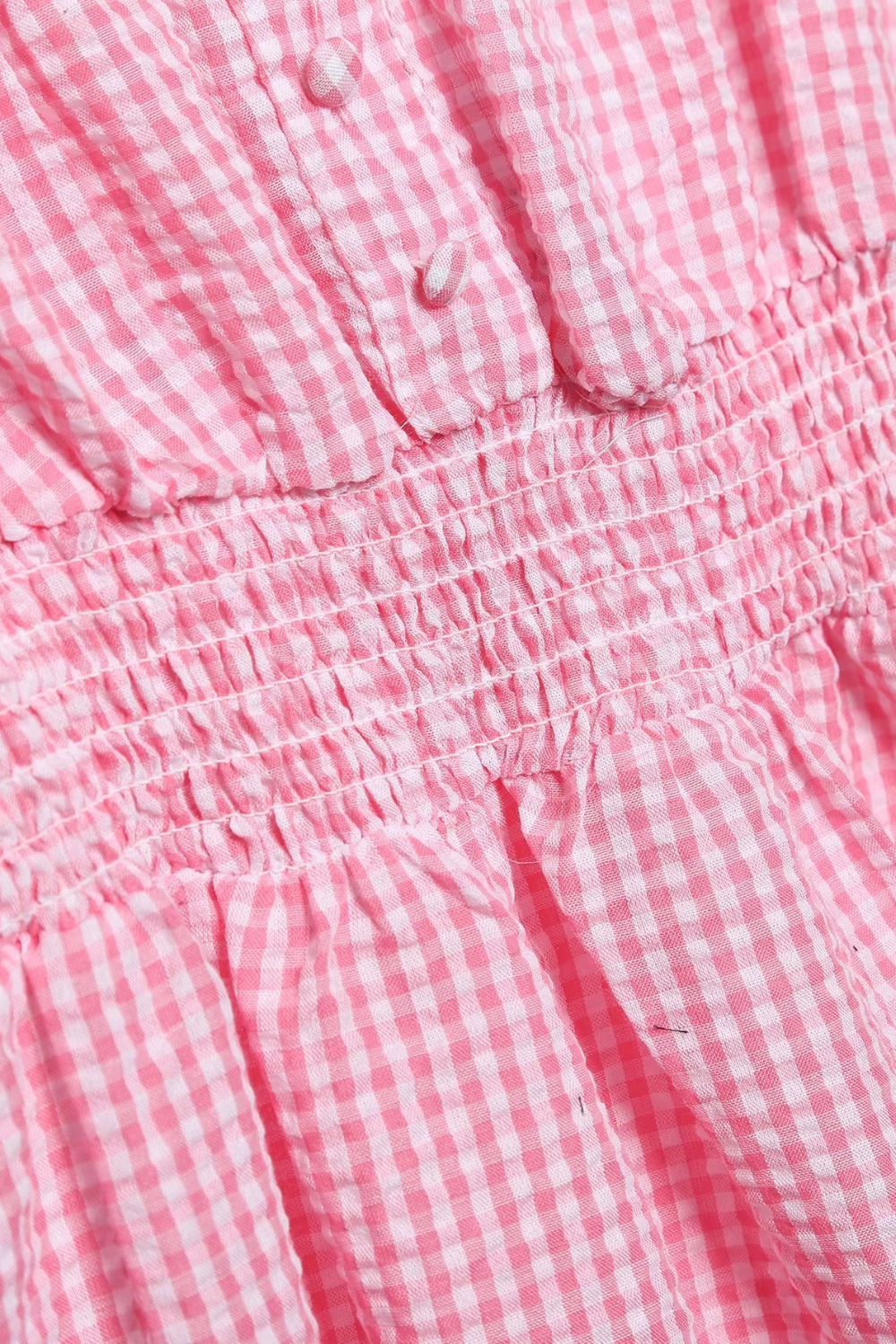 'Sabrina' Gingham Sleeveless Sling Midi Dress