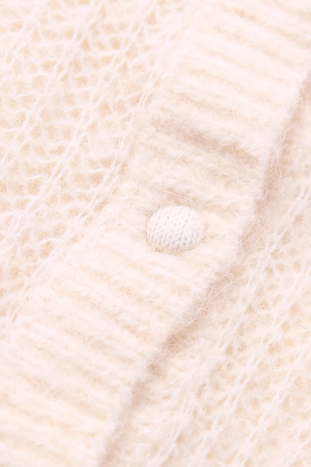 'Sharon' Long-Sleeved Button Knitted Cardigan