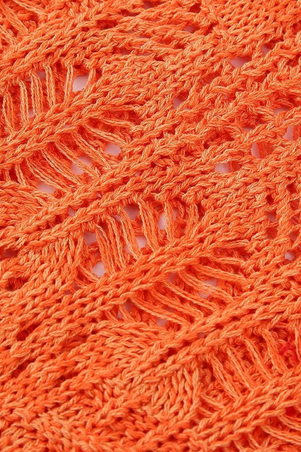 'Marissa' Sleeveless Crochet Round-Neck Knit Top