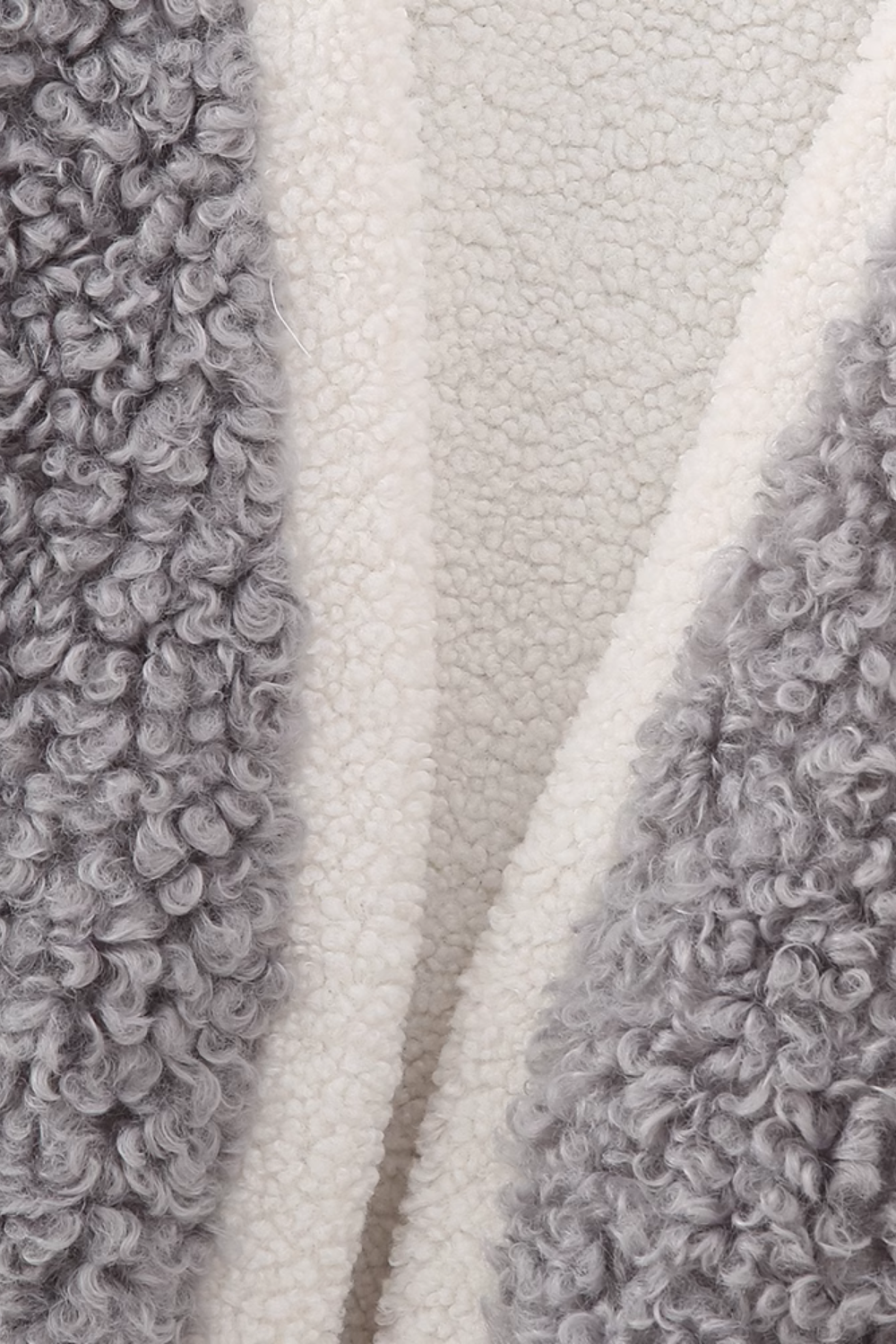 'Zoey' Sleeveless Open Front Fleeced Vest