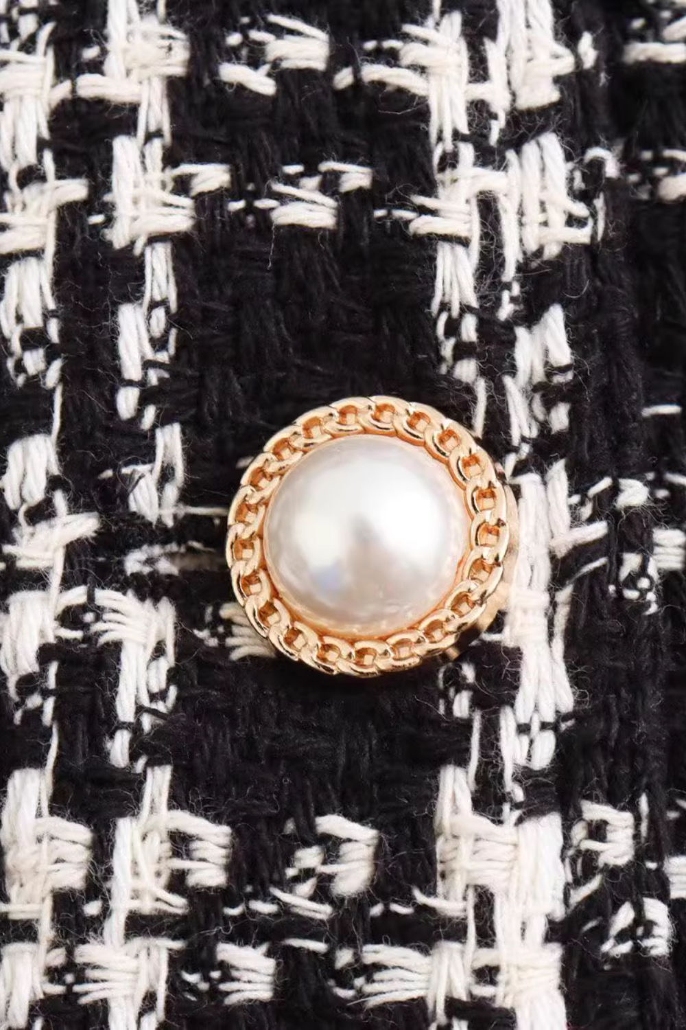 'Davina' Tweed Plaid Shirt Jacket