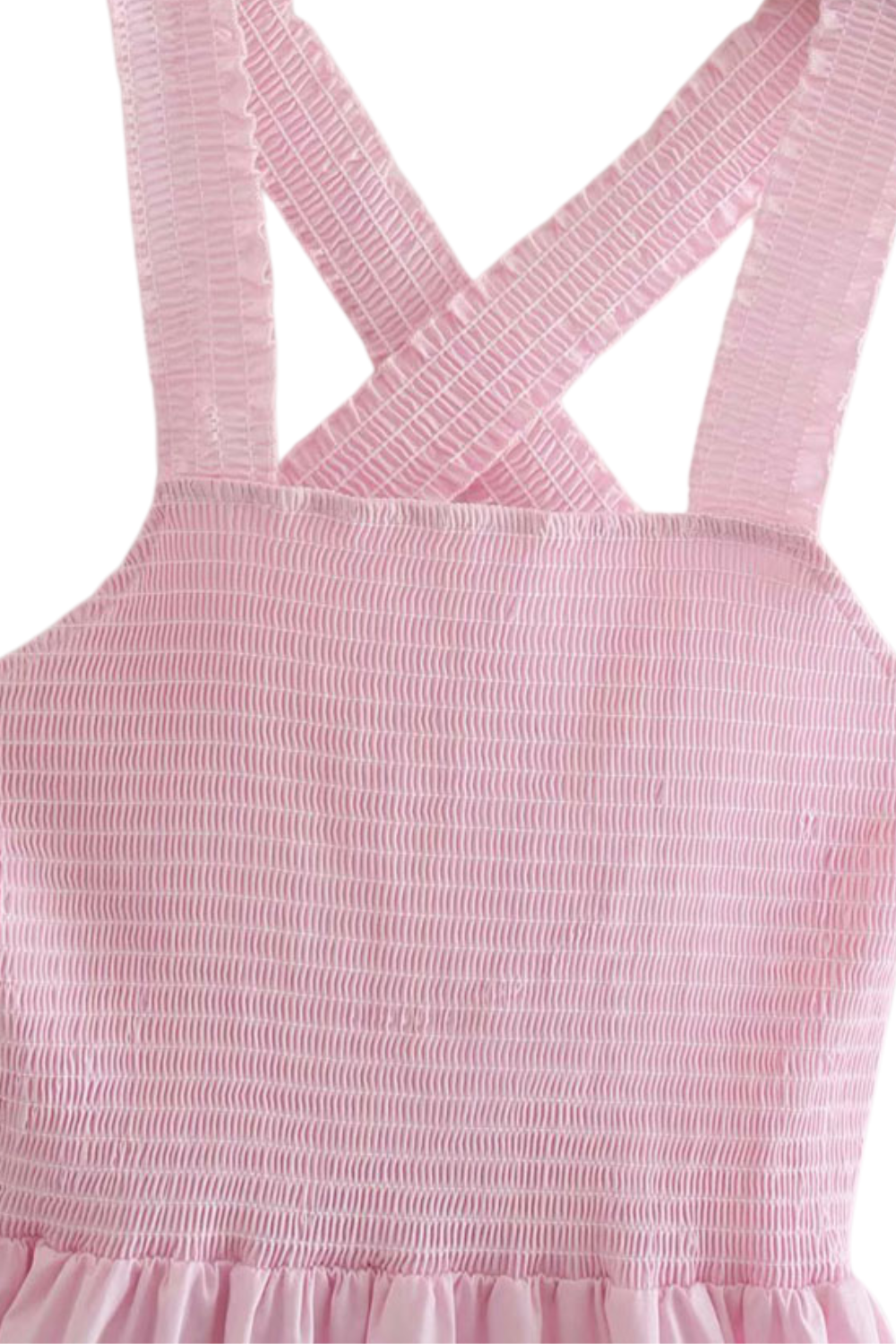 'Roxanne' Sleeveless Smocked Backless Dress