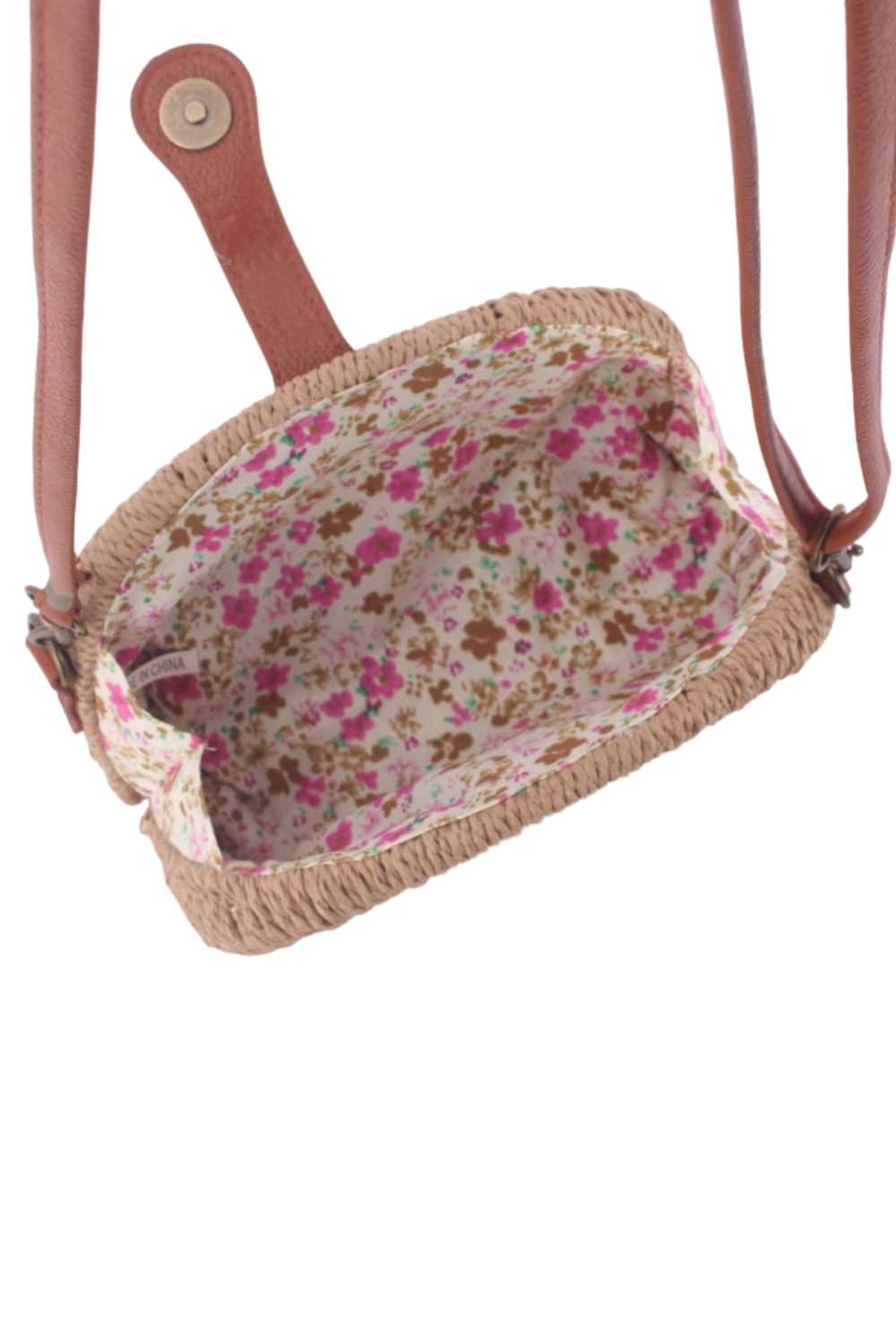'Molly' Straw Woven Crossbody Bag (2 Colors)