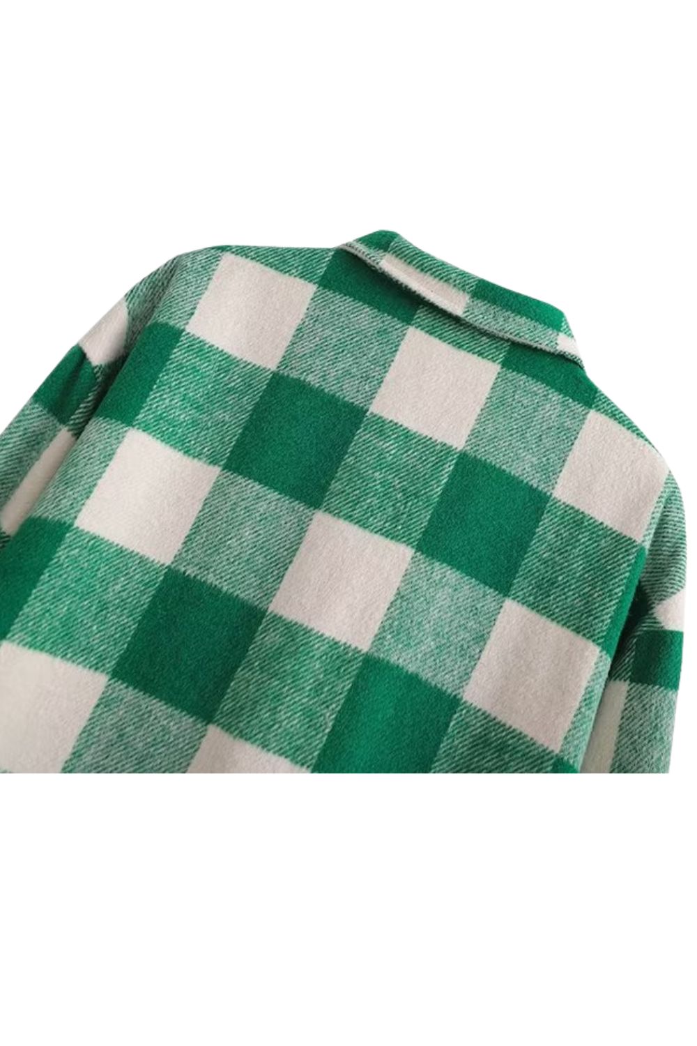 ' Weston' Long-Sleeve Pocket Plaid Coat