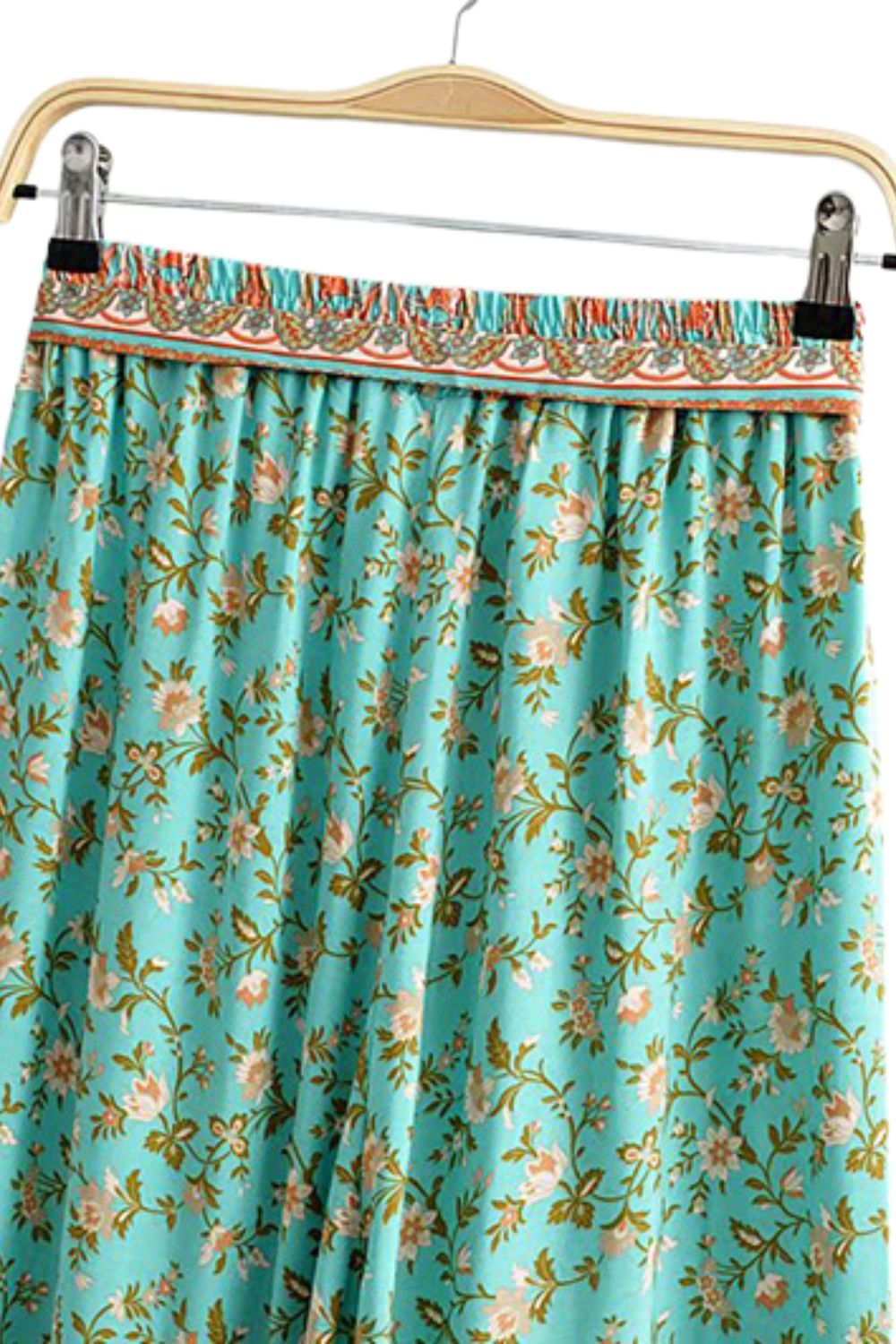 ‘Victoria’ Bohemian Halter Top & Wide-leg Pants Set