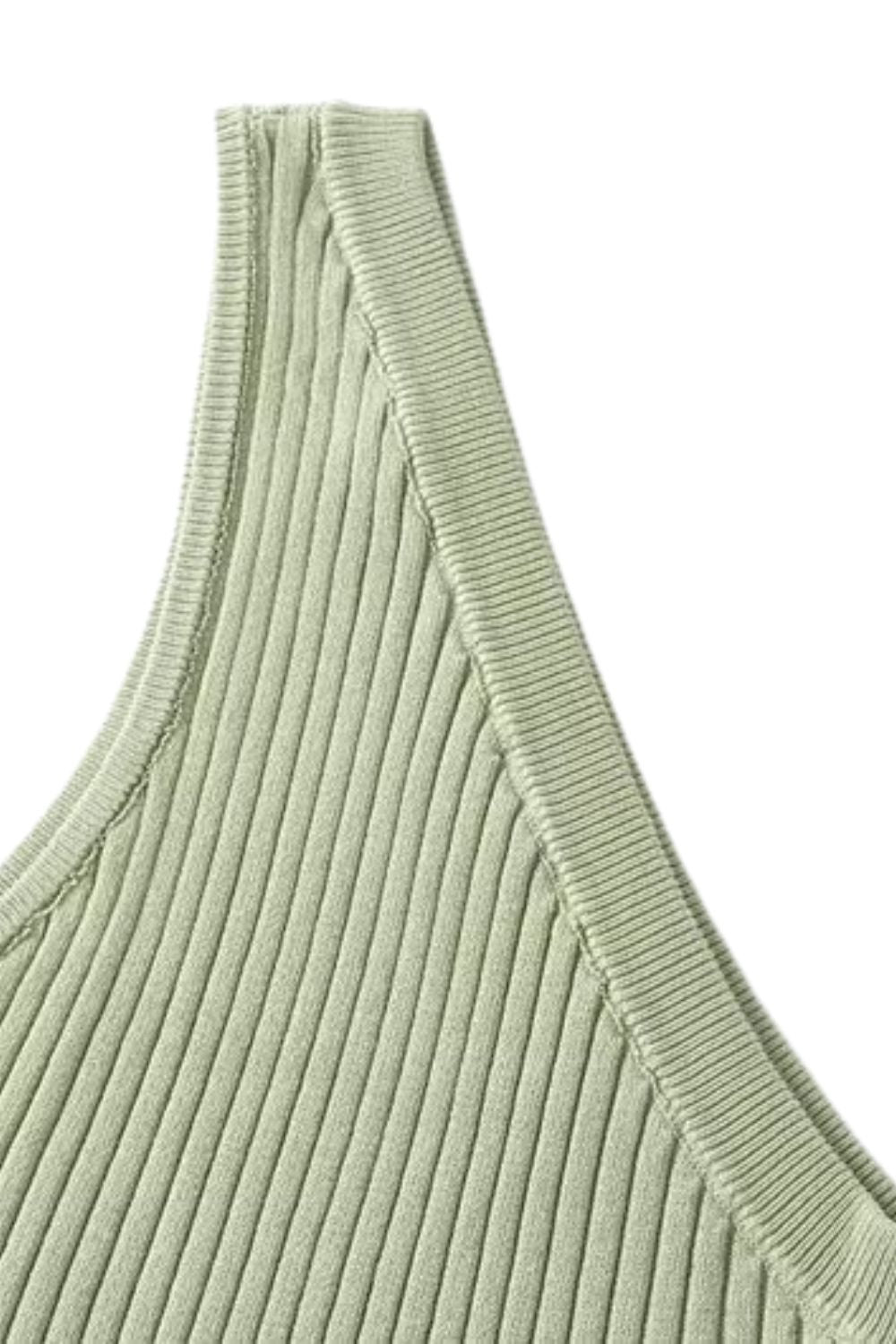 'Darya' Fitted Asymmetrical Knit Top