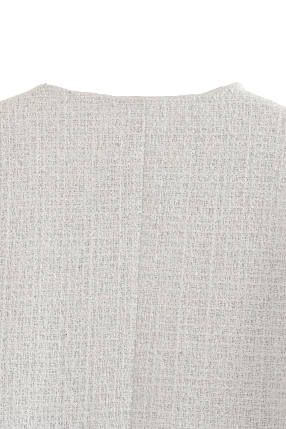 ’Marley‘ Textured Button-Front Short Jacket