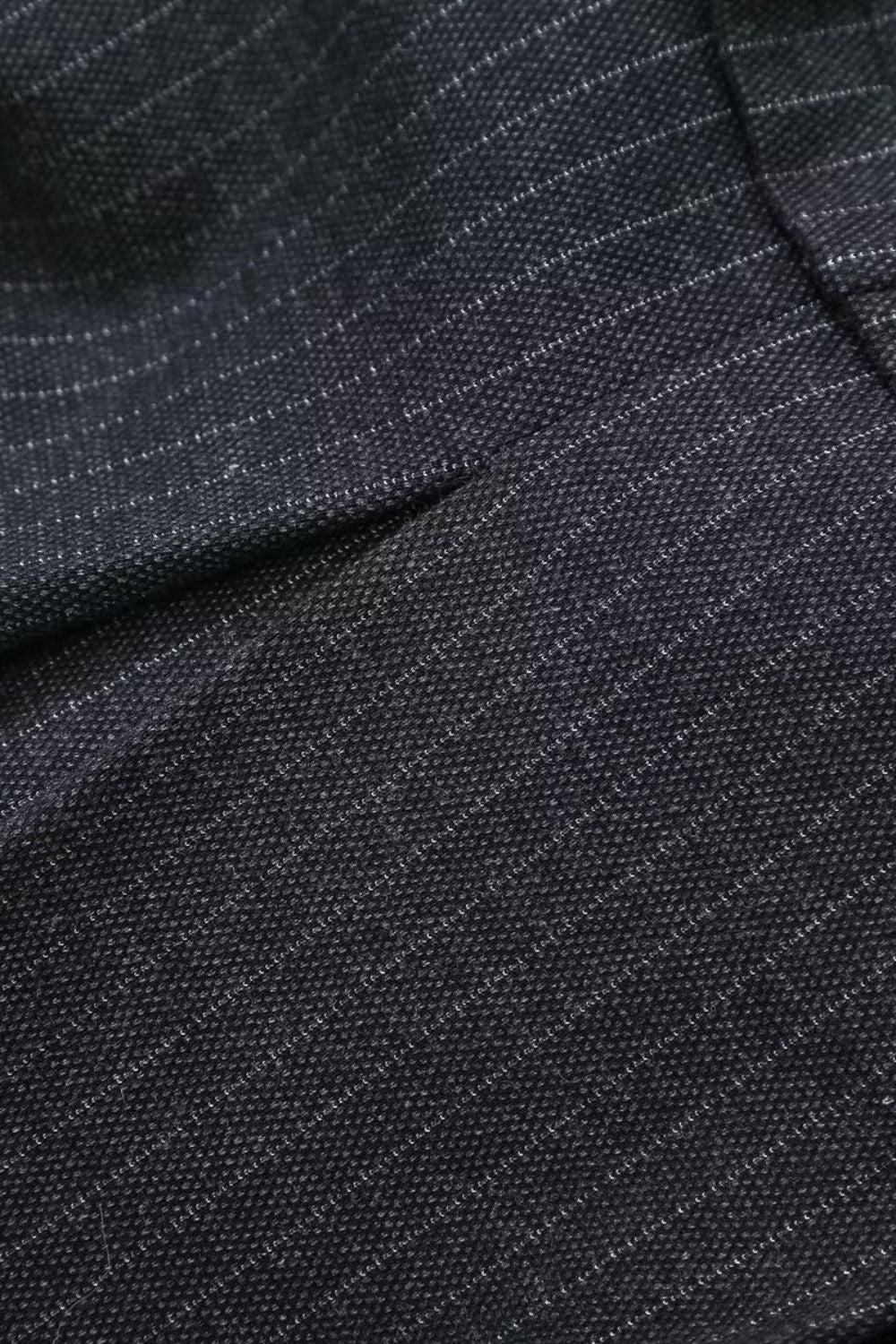 'Caroline' Striped Pleated Waist Vest Dress