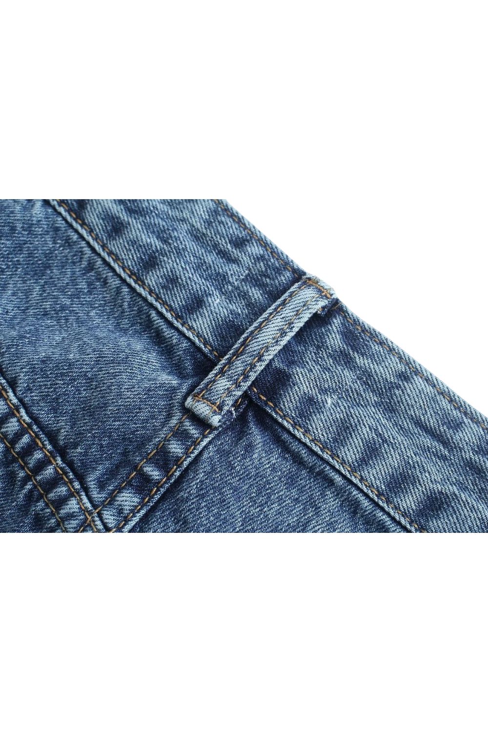 ‘Stella’ Single-Button High-Rise Jeans