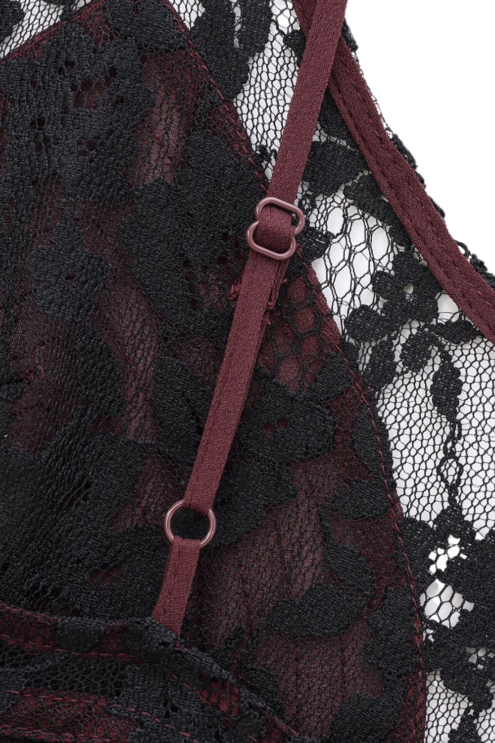 ‘Samantha’ Lace-Trimmed Lingerie Dress