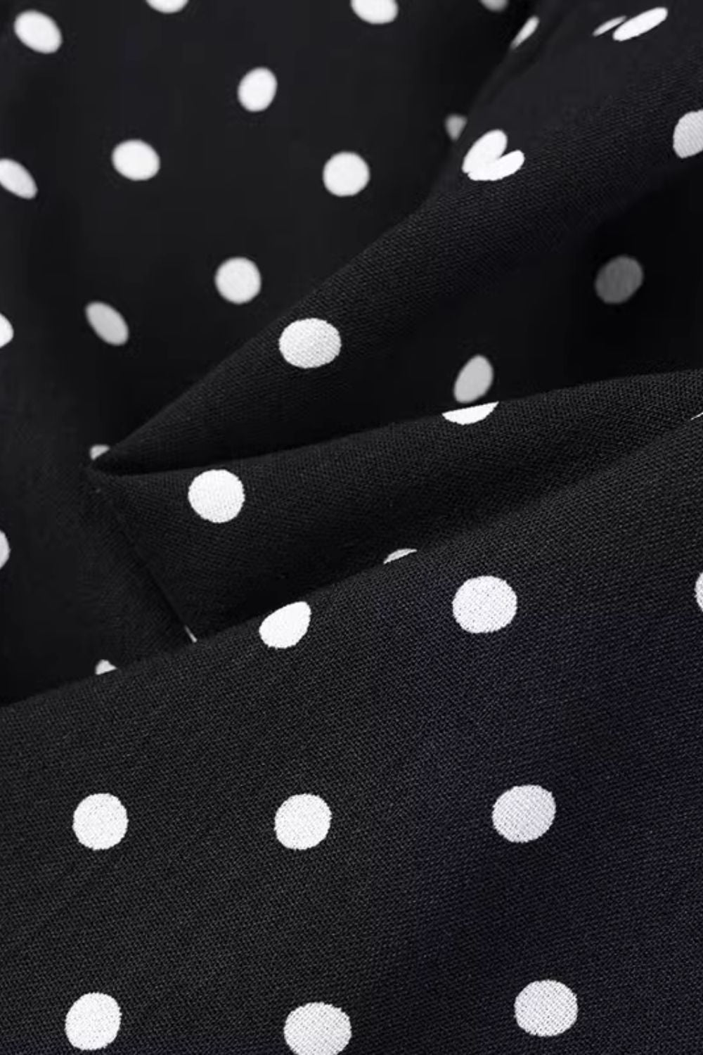 ’Ava‘ Bow-Accented Polka Dot Short-Sleeve Mini Dress