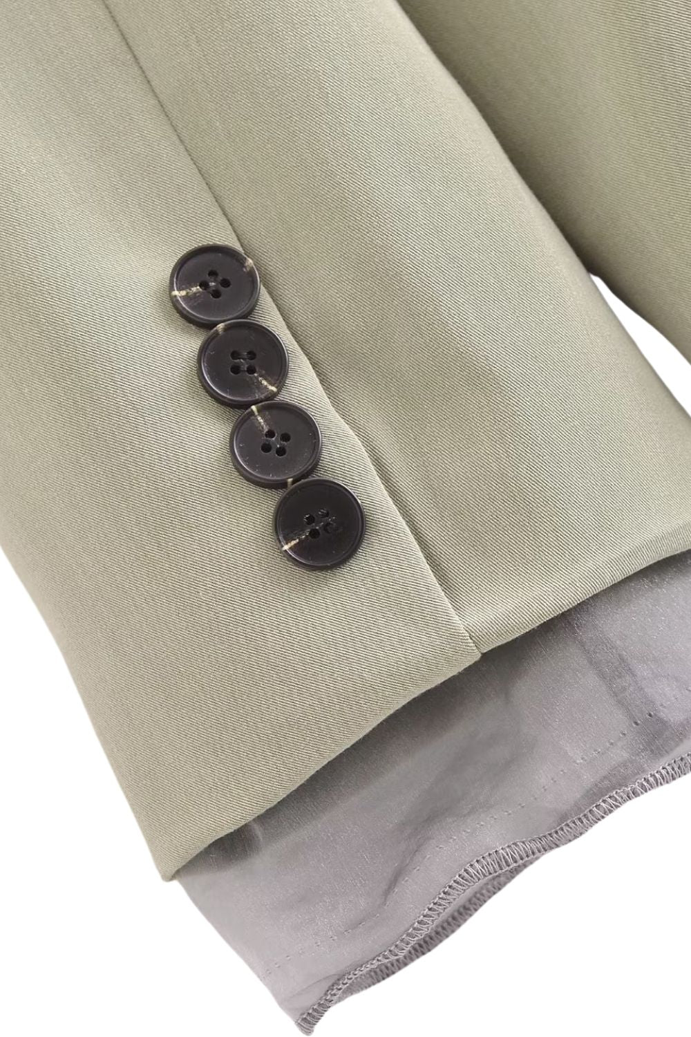 'Violet' Fitted Long Sleeve Mesh-Blend Suit Jacket