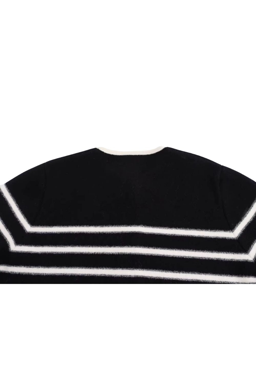 'Becky' Classic Striped Knit Open Cardigan