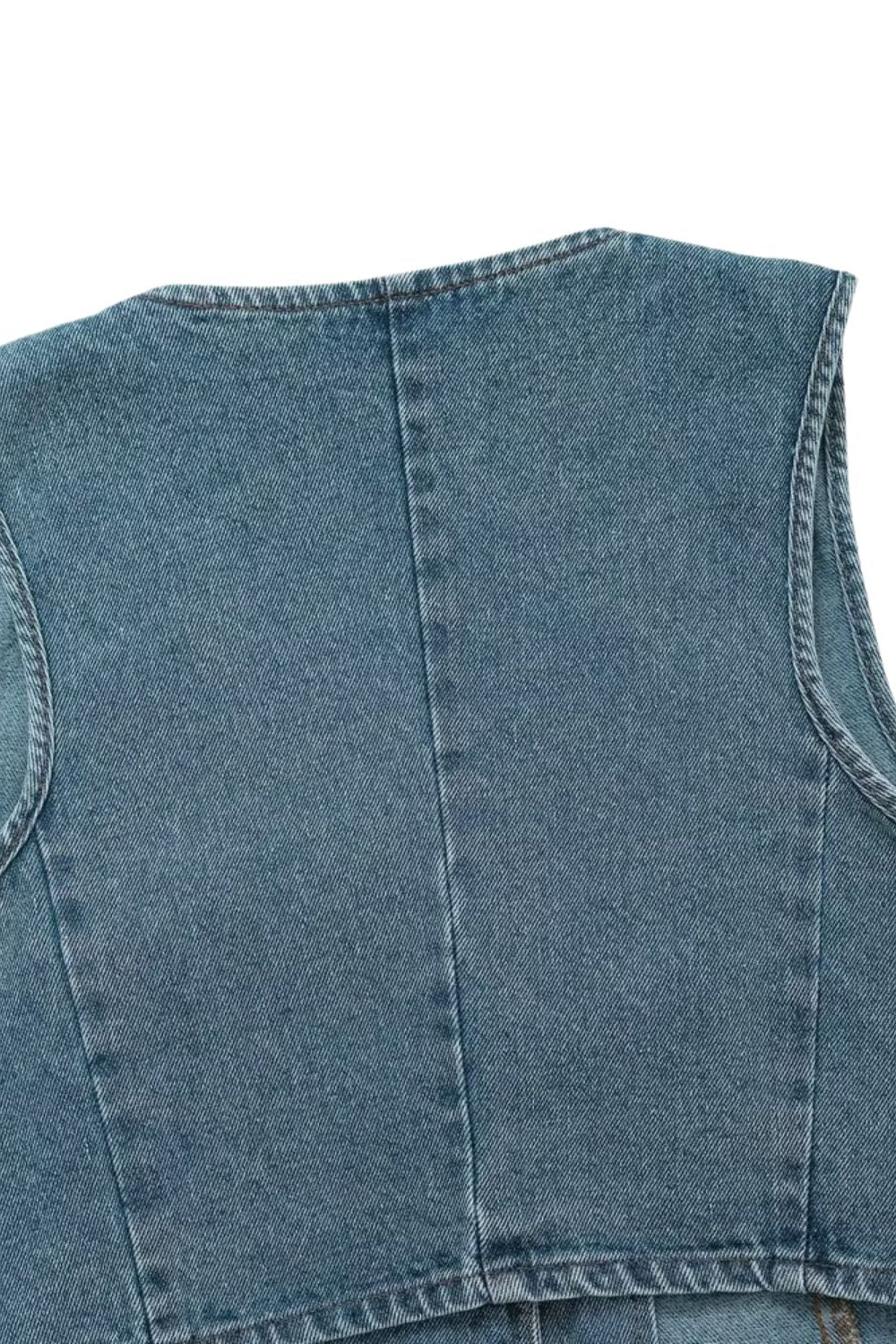 ‘ Richard’ Short Denim Vest