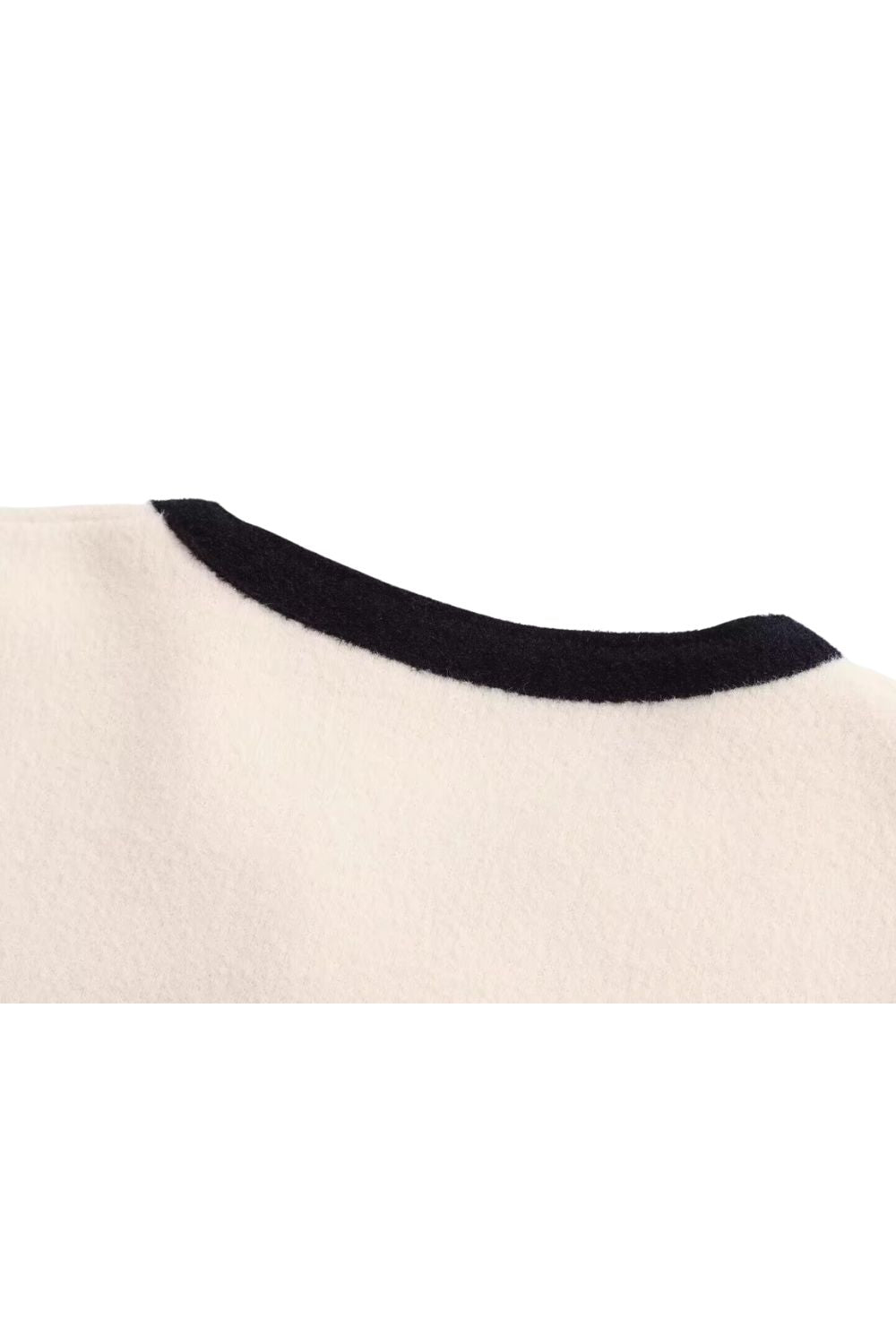 'Jen' Chic Button-Front Jacket with Trimmed Edges