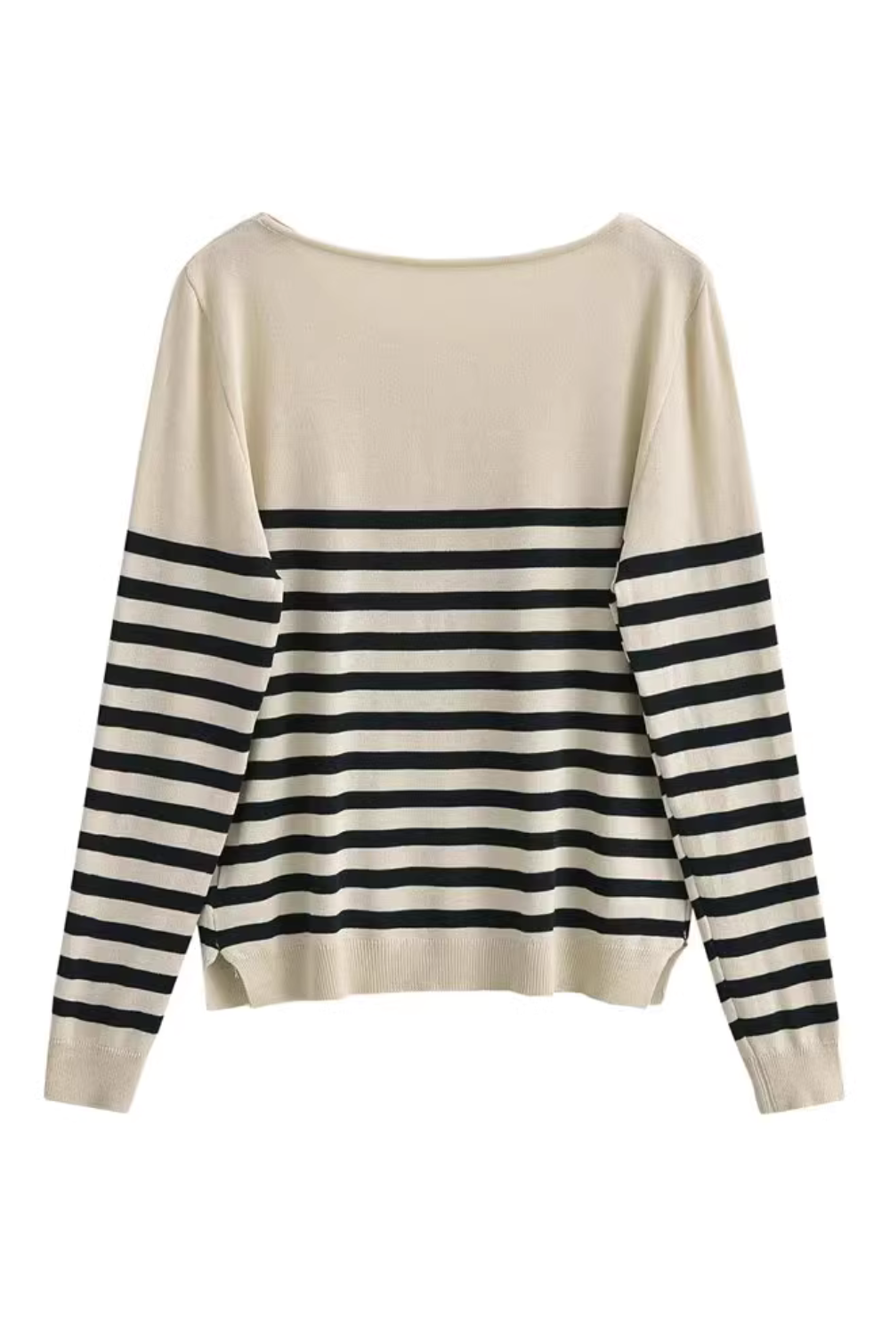 'Talia' Crewneck Stripe Sweater (2 Colors)