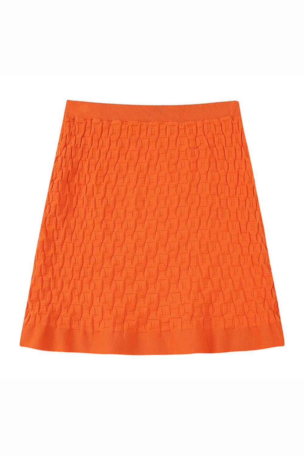 'Victoria' High-Waist Knitted Skirt