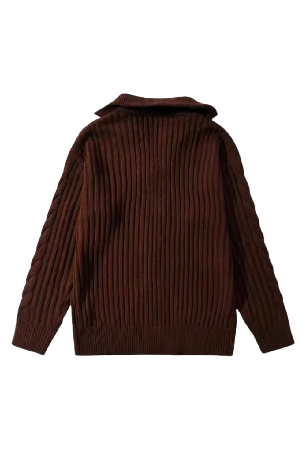 'Hailey' Collared Ribbed Knit Sweater (3 Colors)