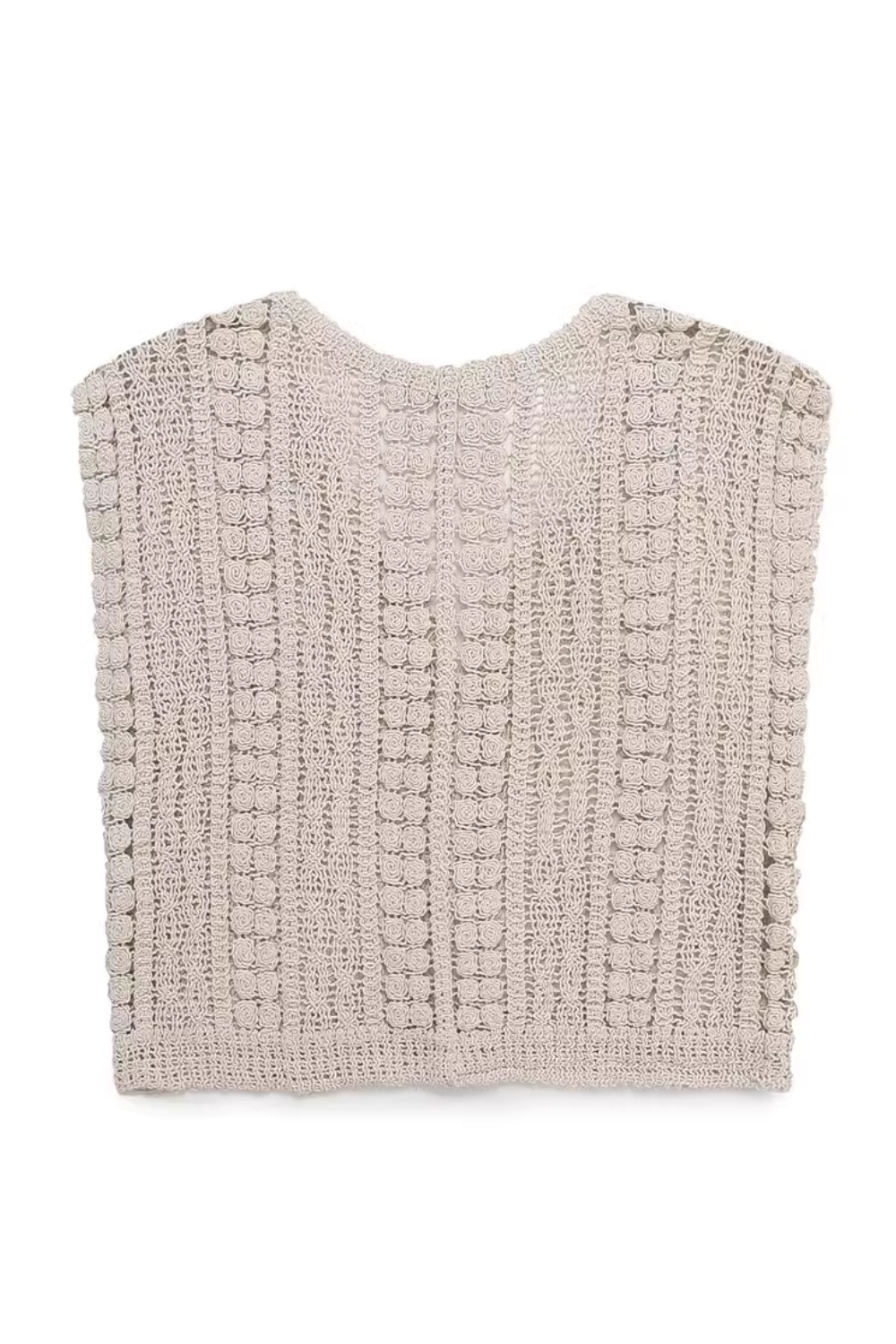 'Bernadette' V-Neck Sleeveless Knitted Vest (2 Colors)