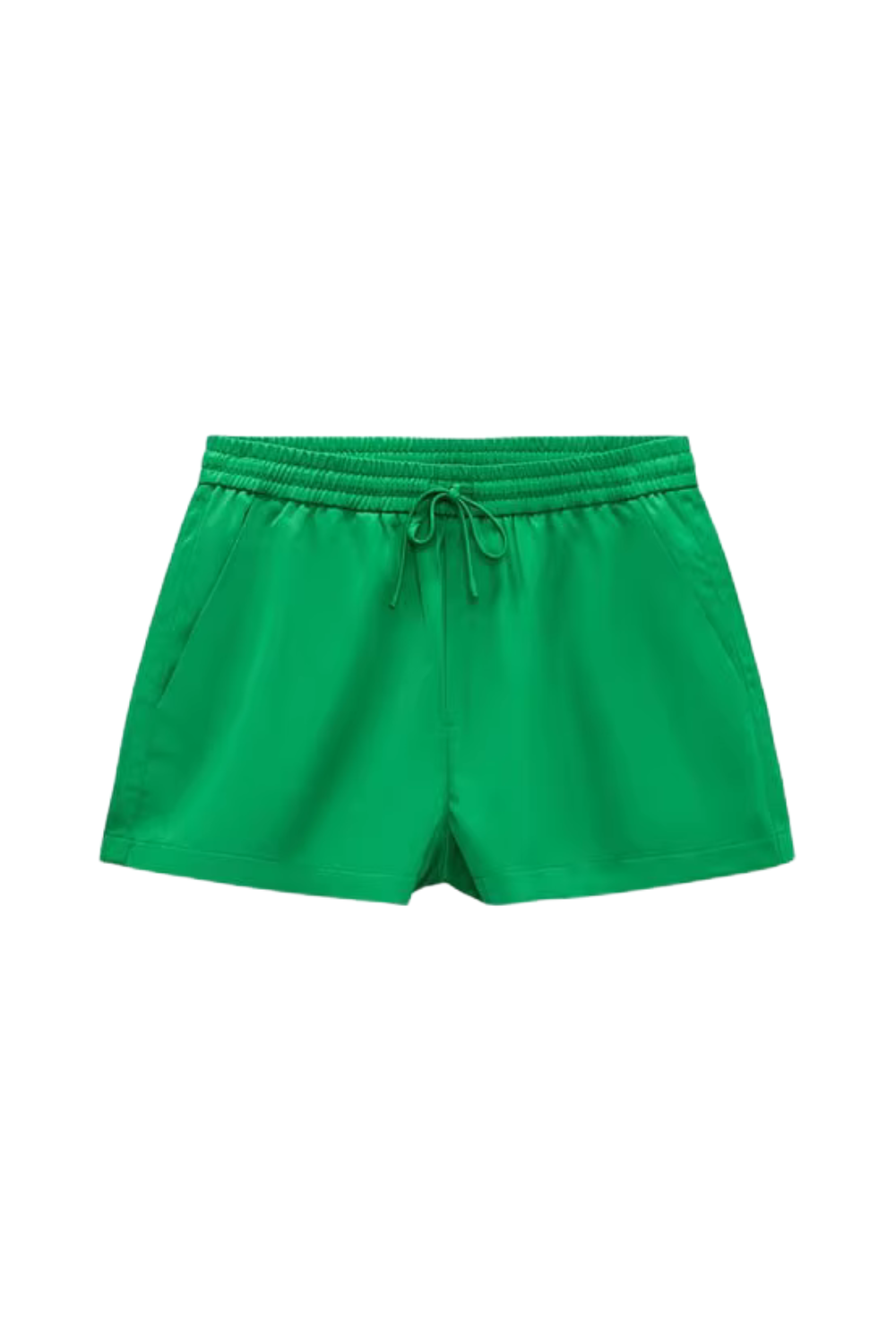 'Toby' Silk Satin Oversized Shirt & High Waist Shorts